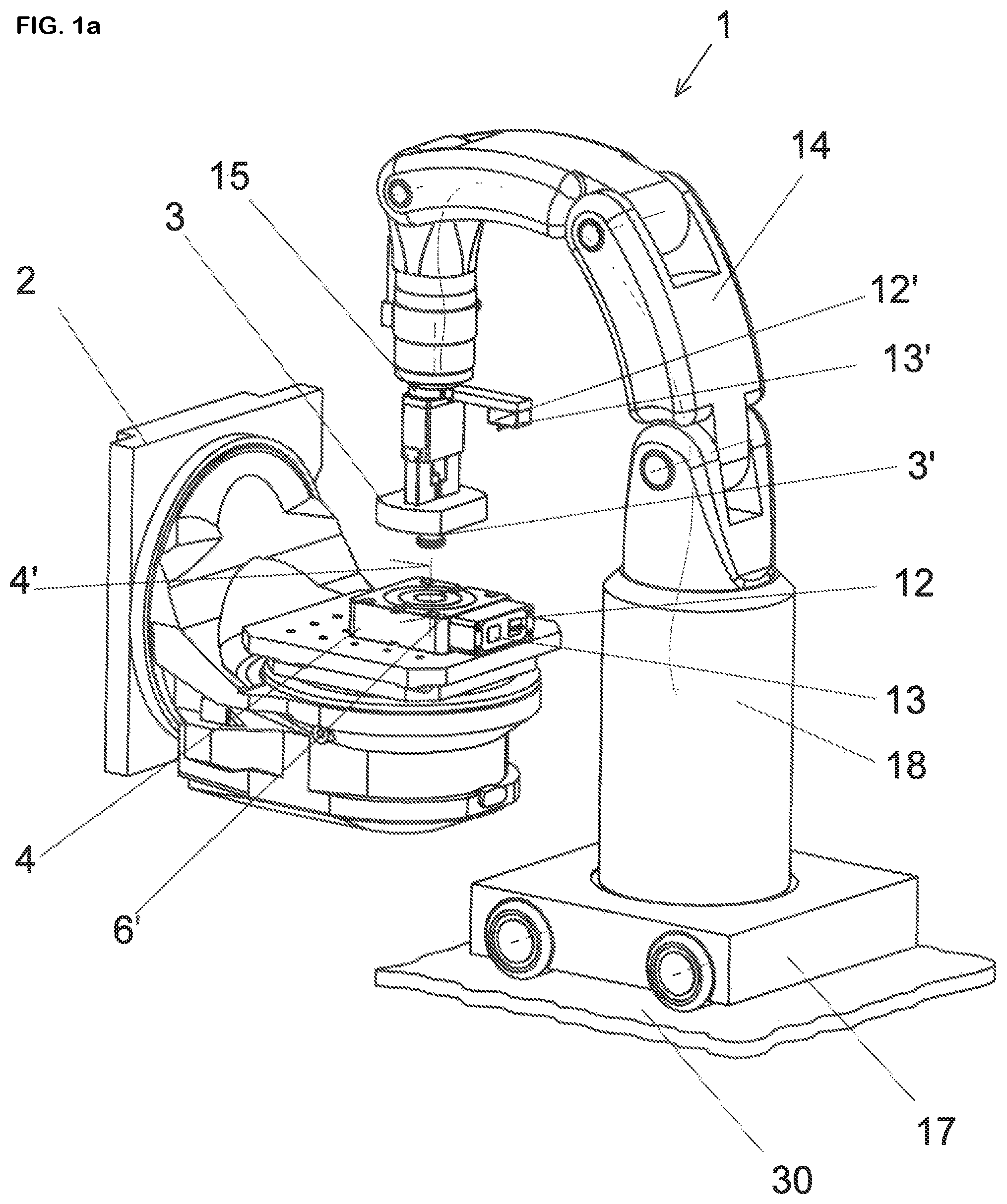 Patent US12576451 Figure 1 – Chuck