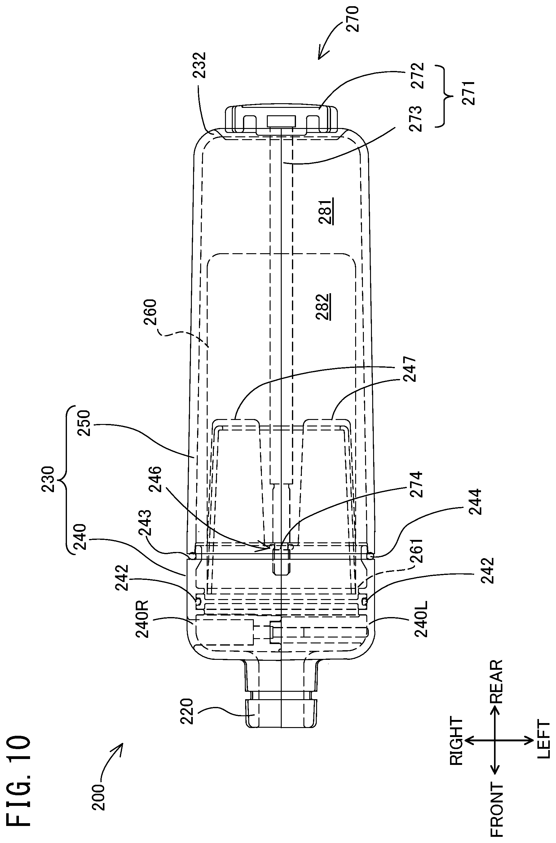 Patent US12576471 Figure 10 – Belt sander