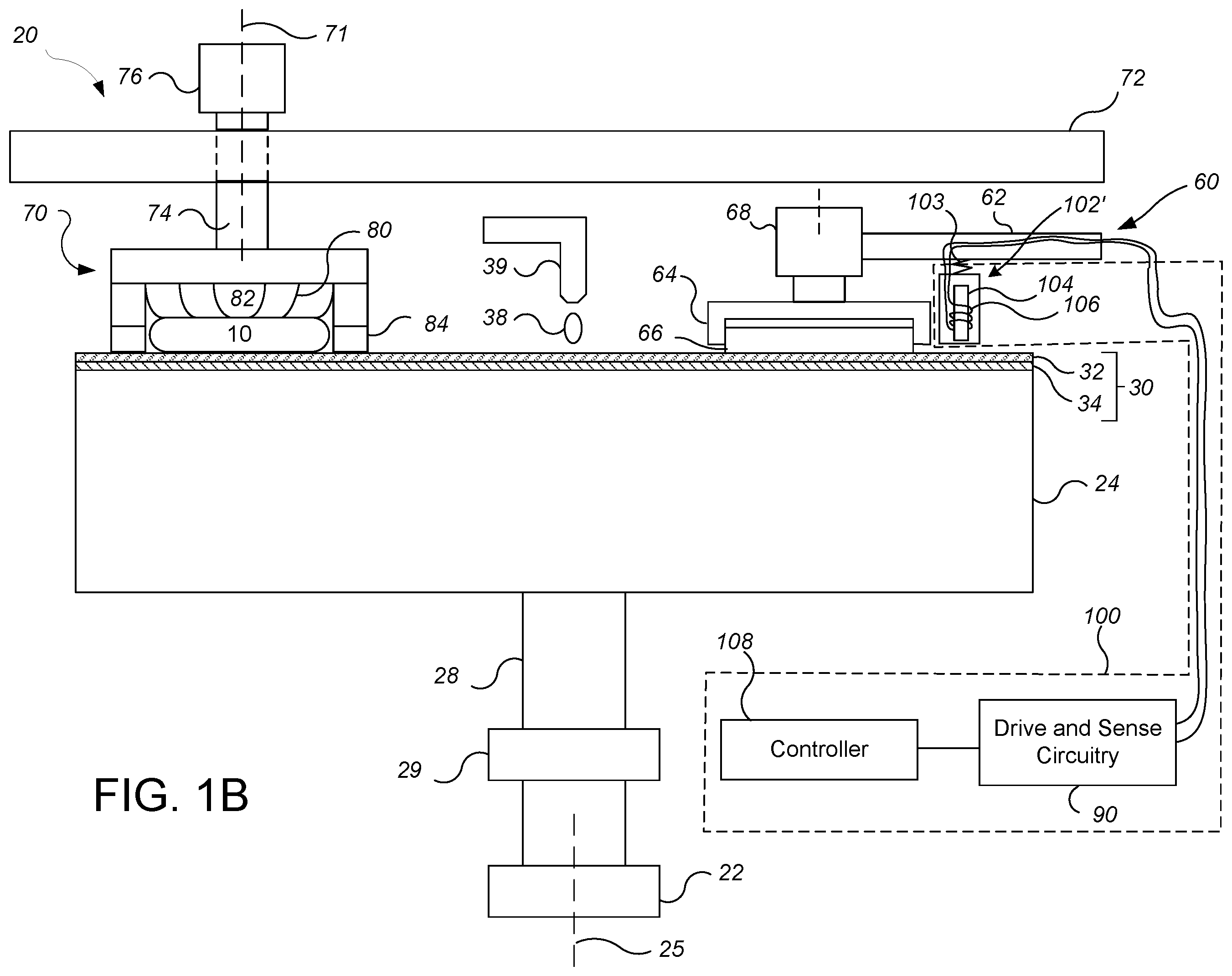 Patent US12576476 Figure 2 – Pad conditioner cut rate monitoring