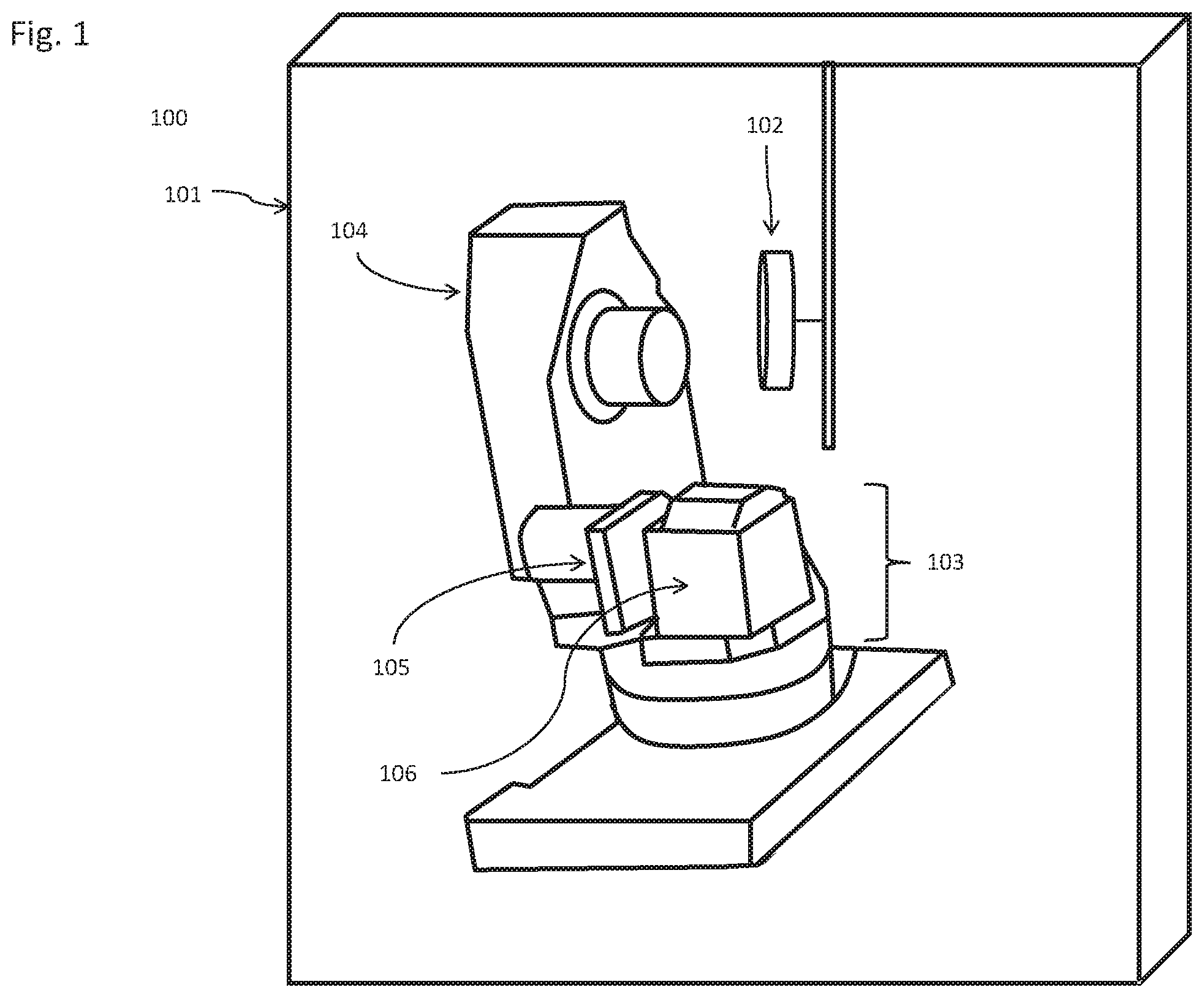 Patent US12576477 Figure 1 – Dresser apparatus for dressing a grinding wheel
