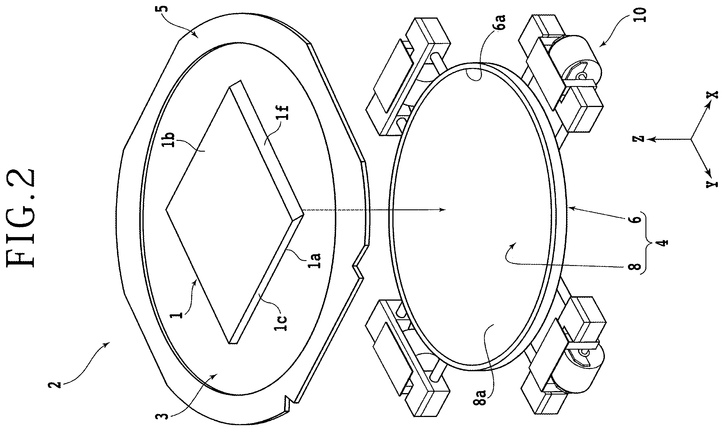 Patent US12576480 Figure 2 – Dressing board and shape determining method
