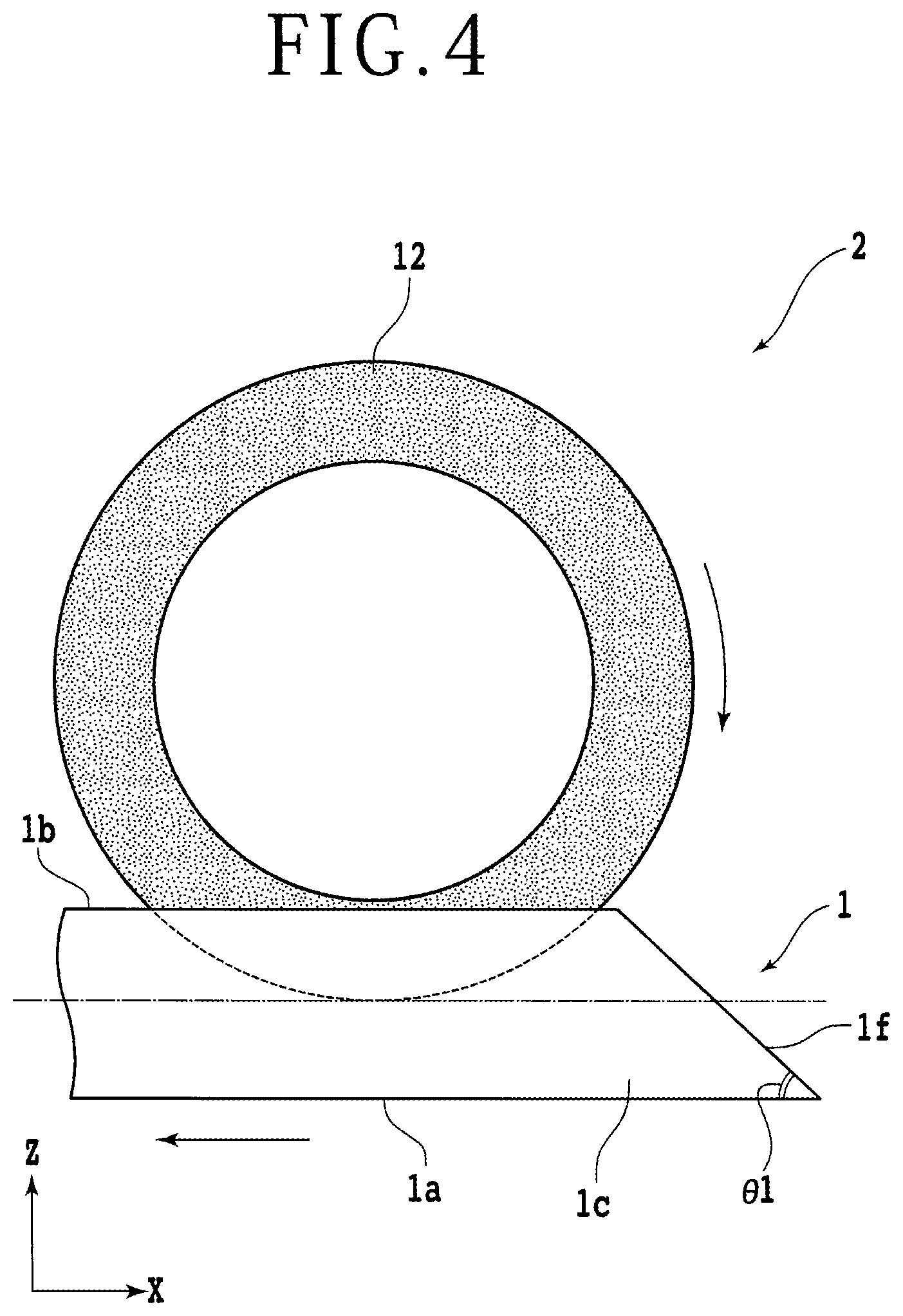 Patent US12576480 Figure 4 – Dressing board and shape determining method