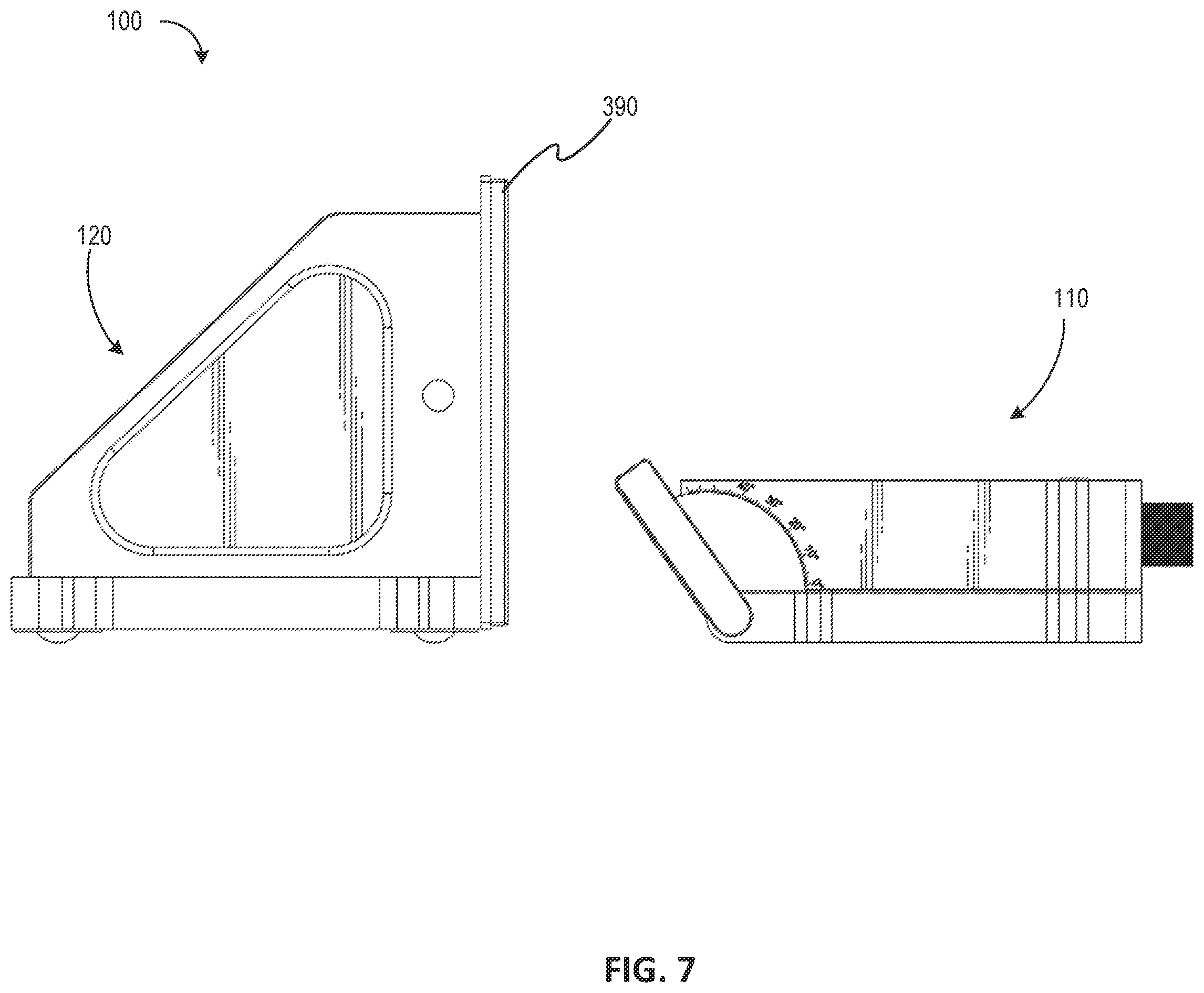 Patent US12576481 Figure 7 – Adjustable angle roller sharpener and method of use
