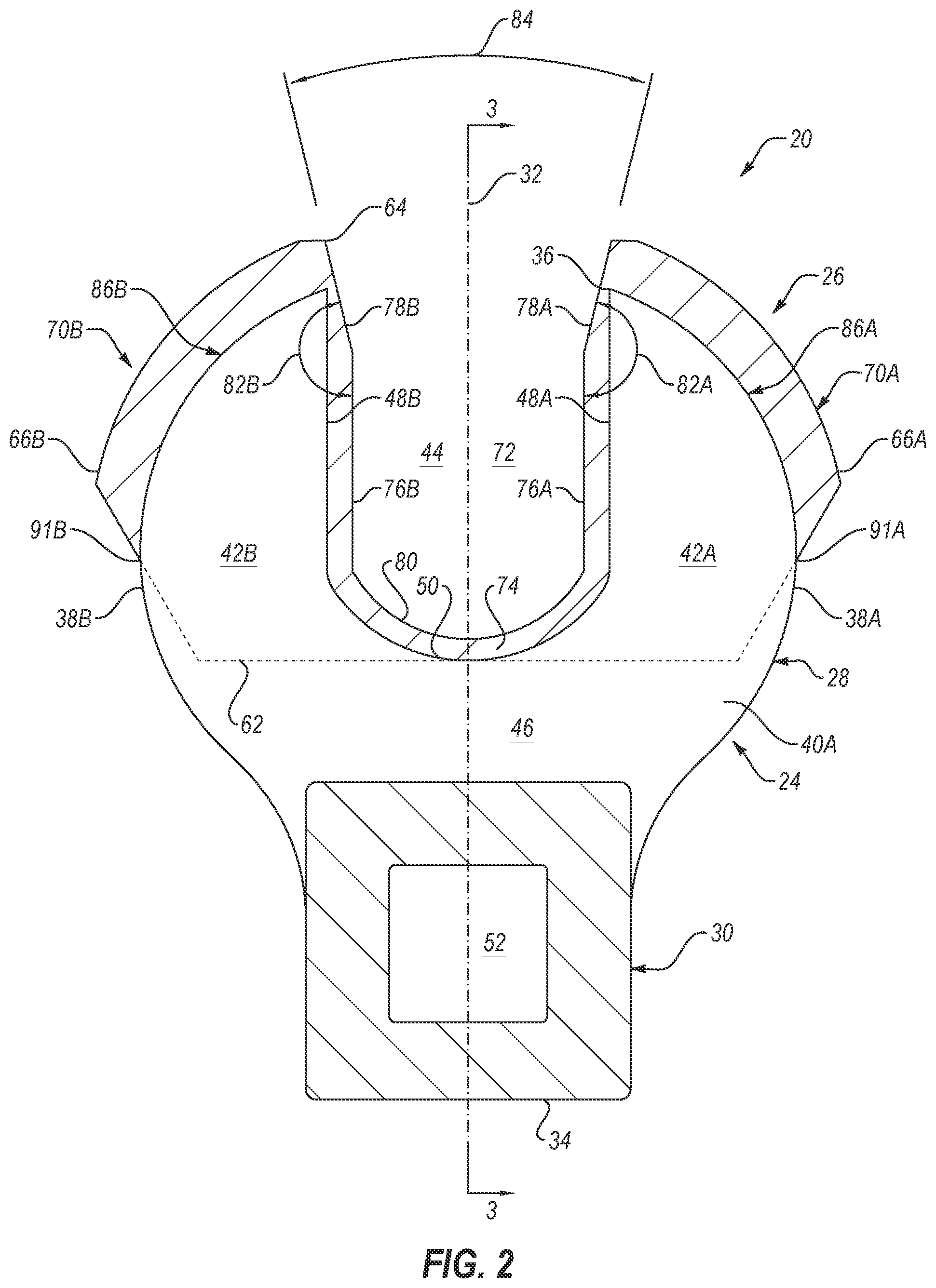 Patent US12576485 Figure 2 – Open-ended wrench with polymer adaptor