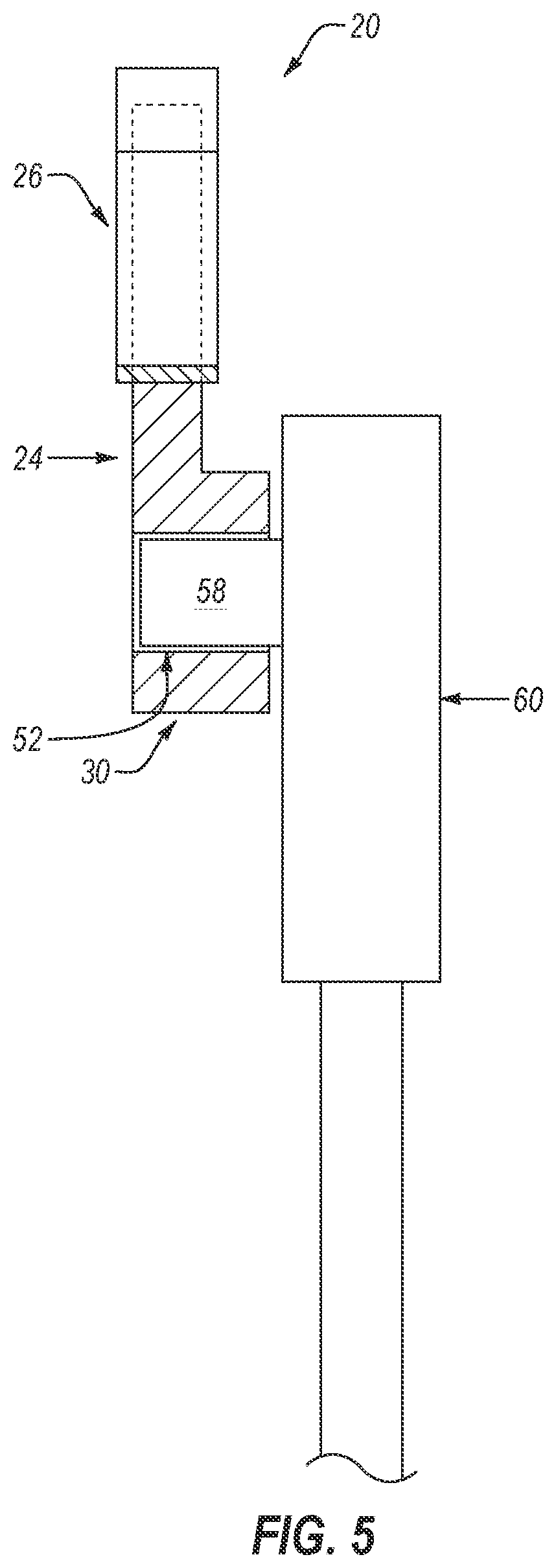 Patent US12576485 Figure 5 – Open-ended wrench with polymer adaptor