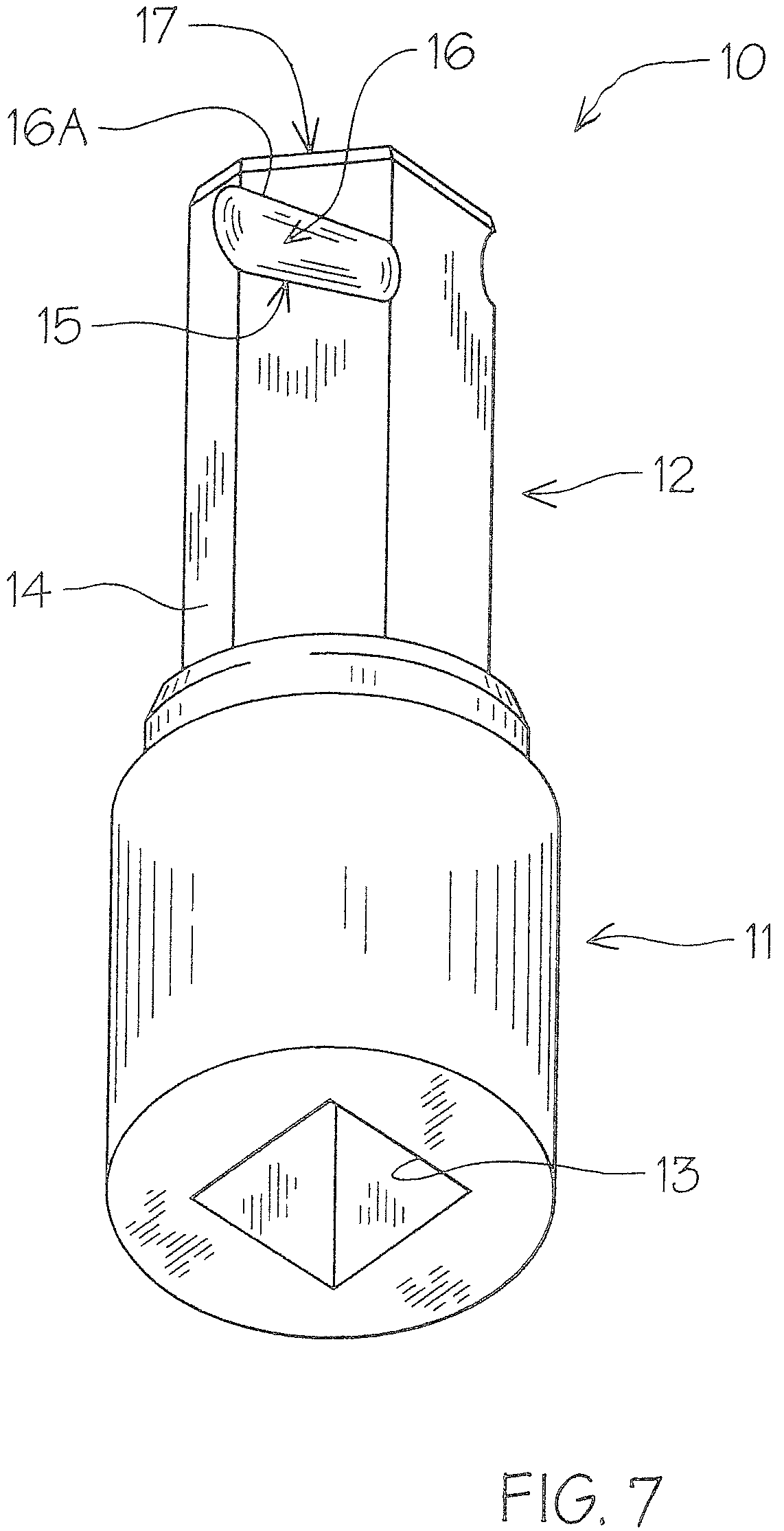 Patent US12576486 Figure 5 – Anti-slip hex allen tool variation