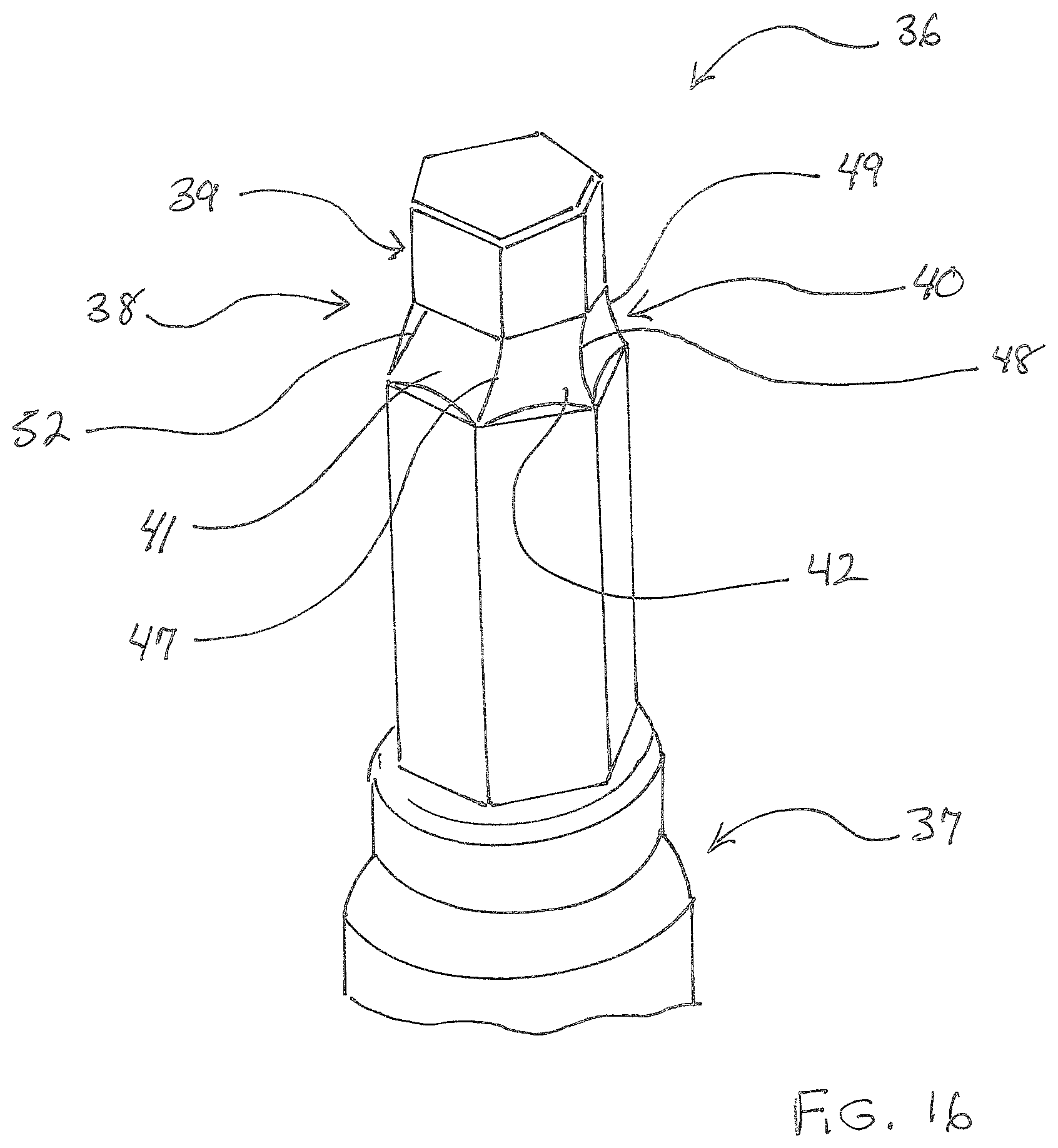 Patent US12576486 Figure 12 – Anti-slip hex allen tool variation