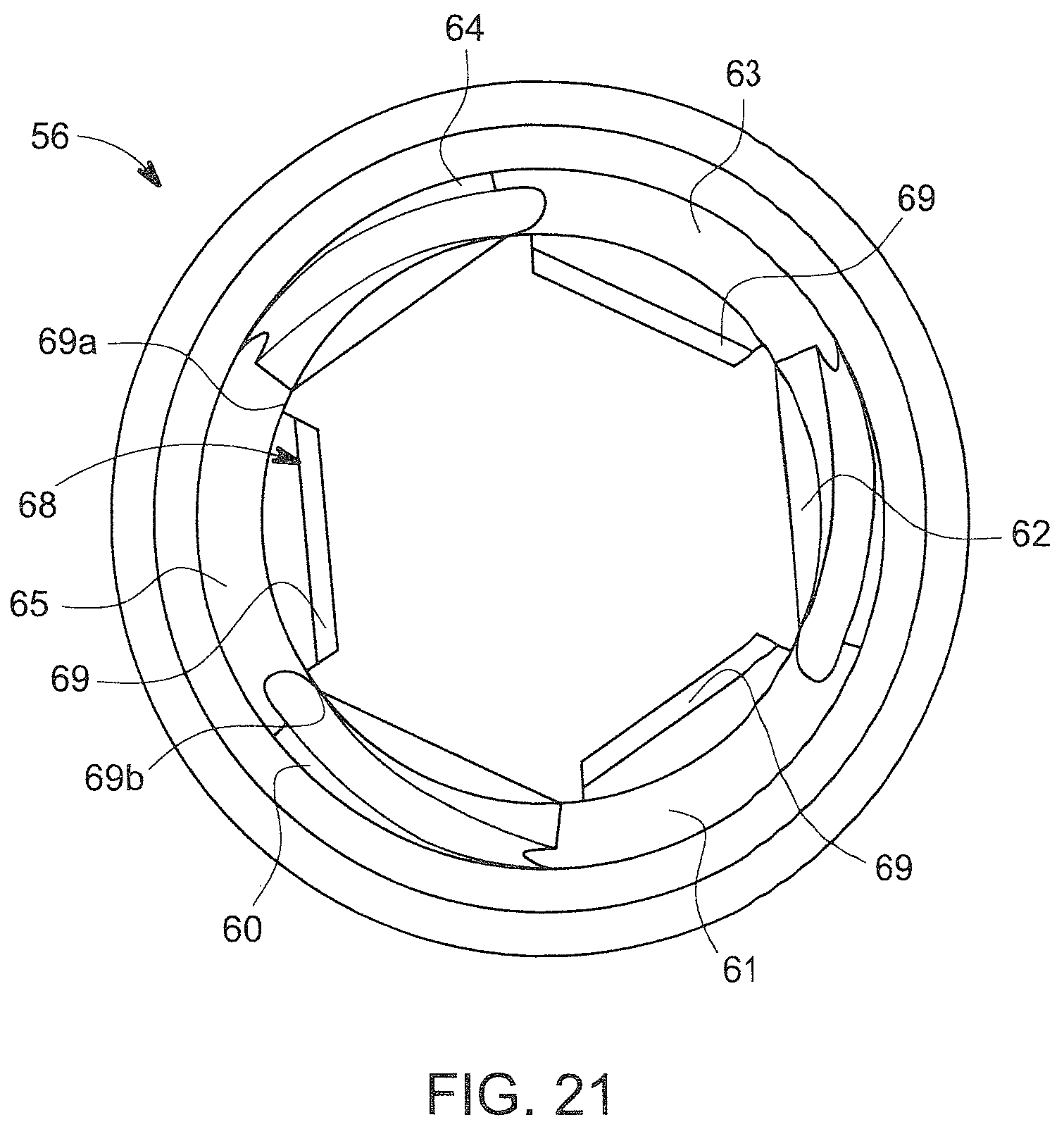 Patent US12576486 Figure 17 – Anti-slip hex allen tool variation