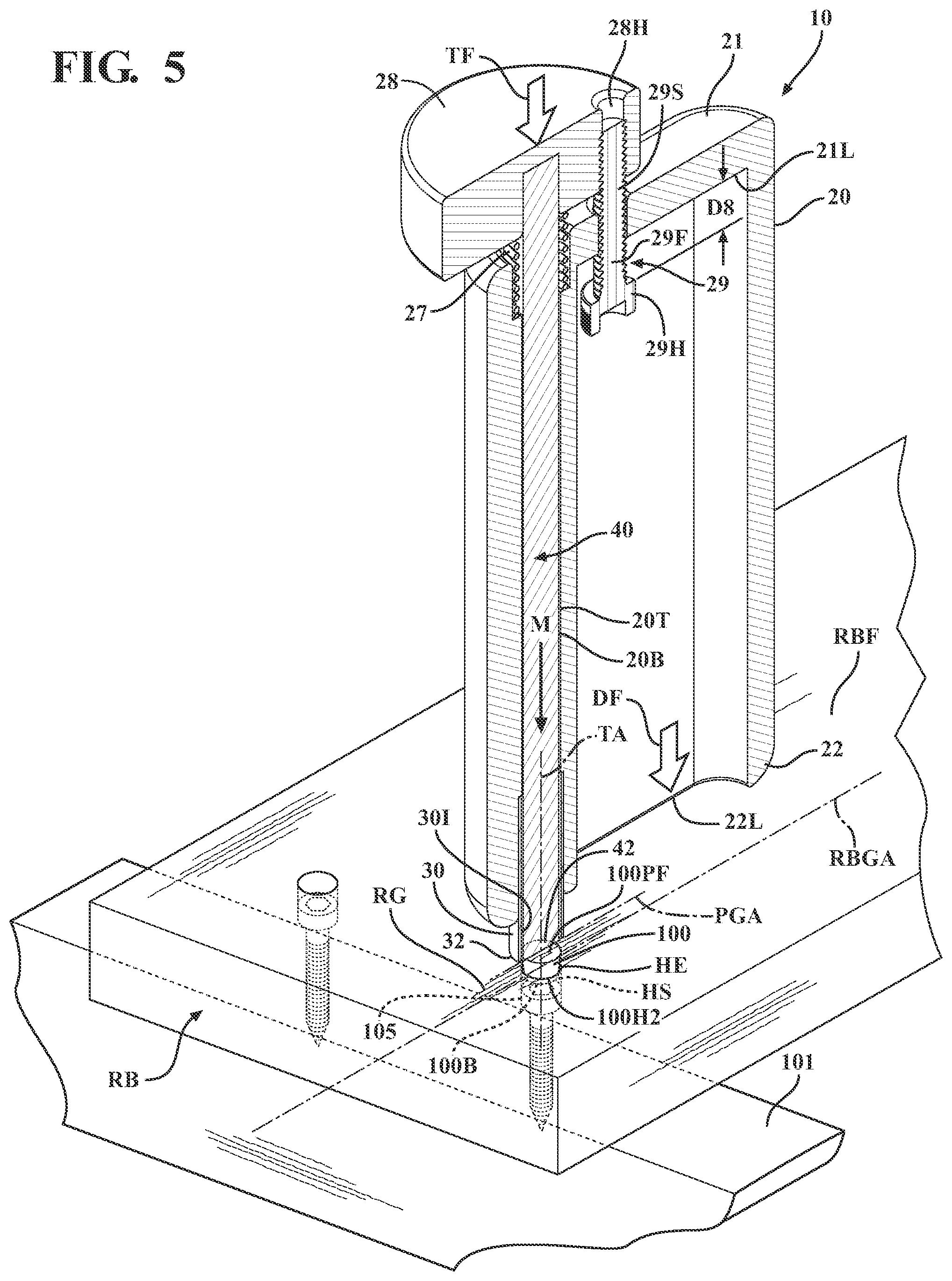 Patent US12576489 Figure 5 – Plug tool and related method of use