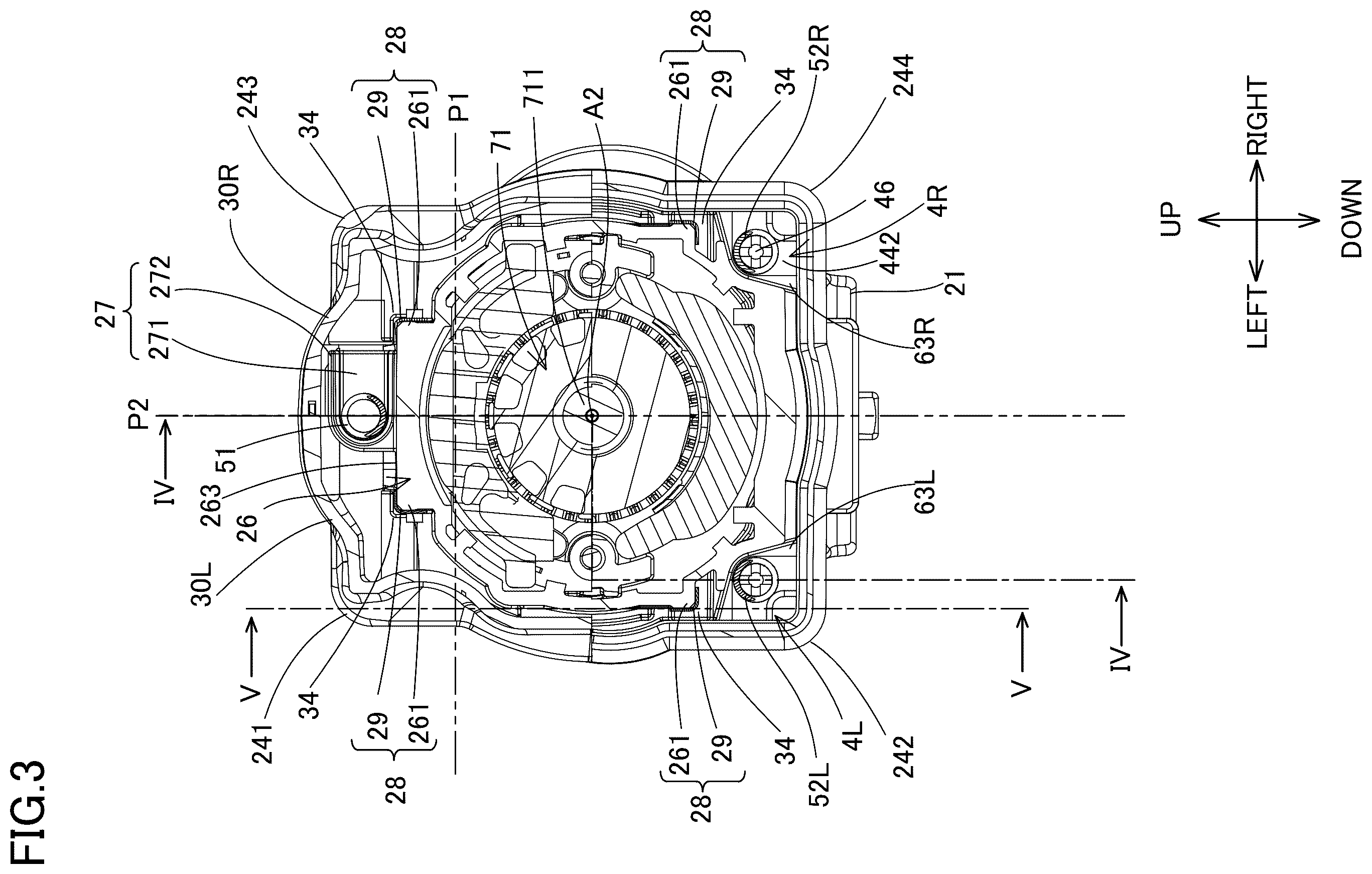 Patent US12576495 Figure 3 – Power tool having a hammer mechanism