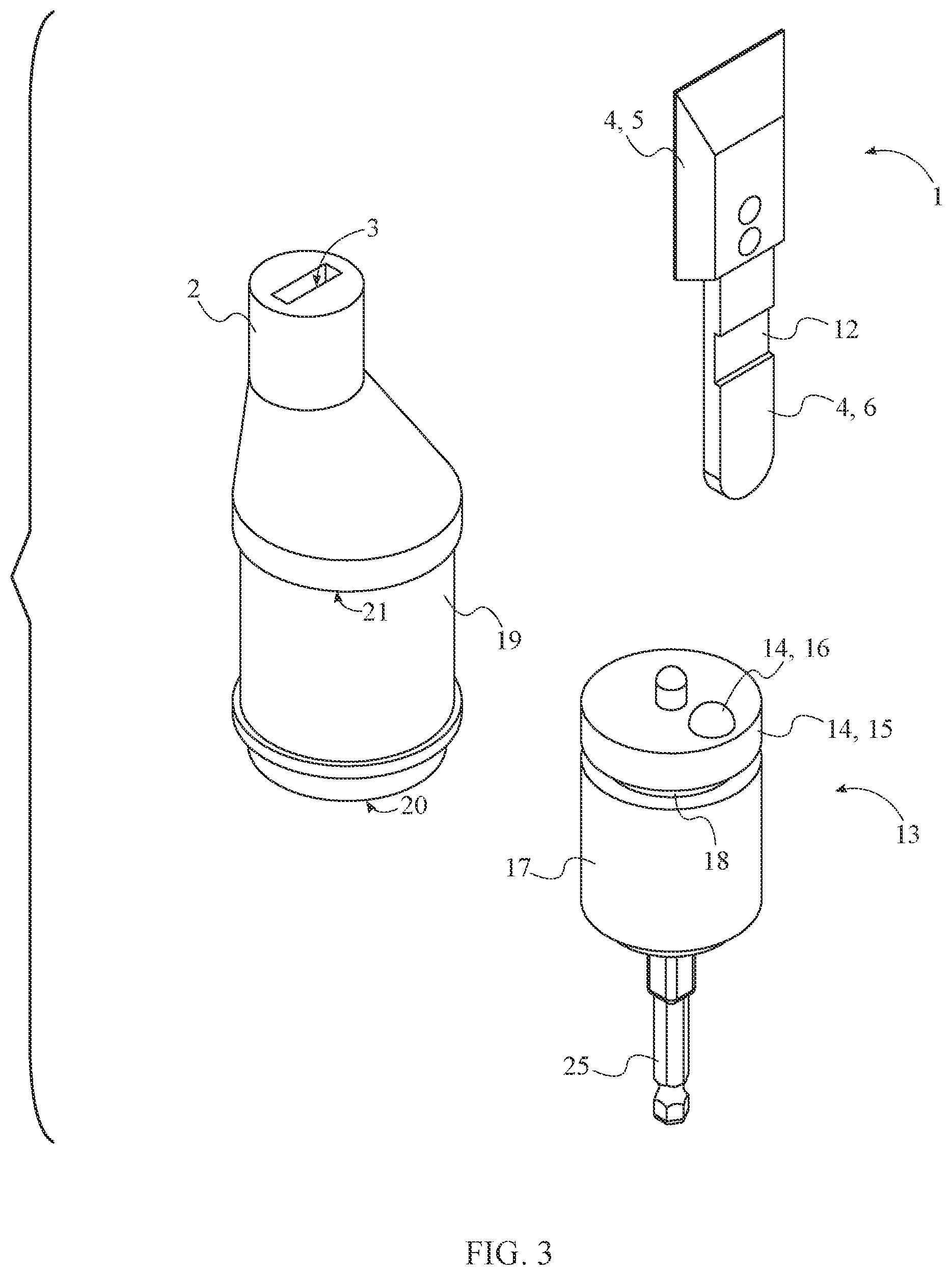 Patent US12576496 Figure 3 – Universal chisel attachment