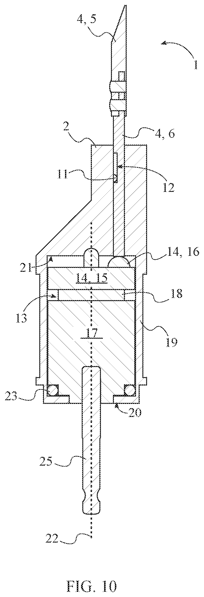 Patent US12576496 Figure 10 – Universal chisel attachment