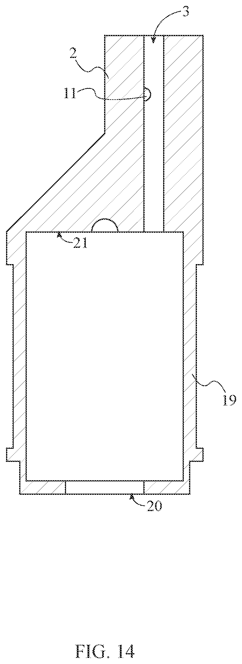 Patent US12576496 Figure 14 – Universal chisel attachment