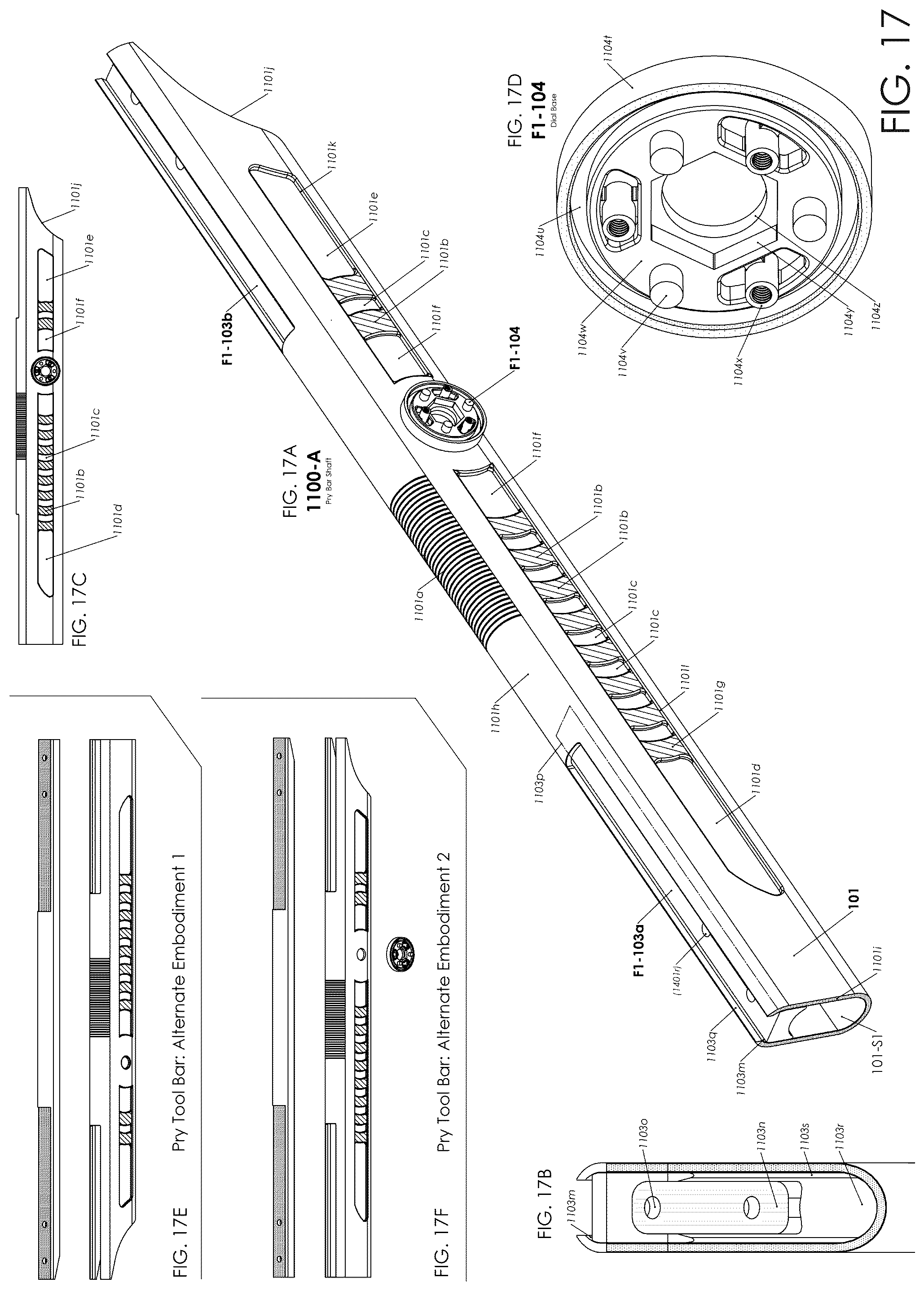 Patent US12576498 Figure 17 – Multi-tool combining firefighting implements