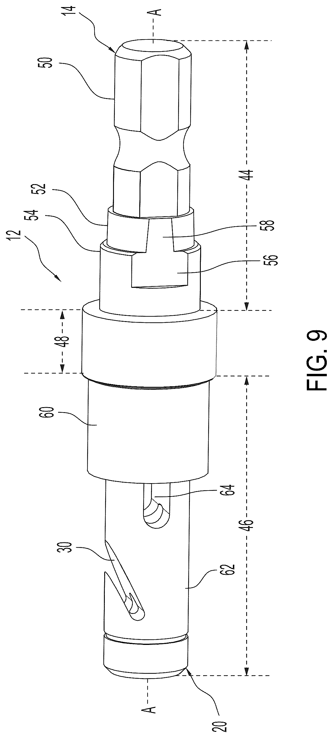 Patent US12576499 Figure 7 – Power adapter for a powered tool