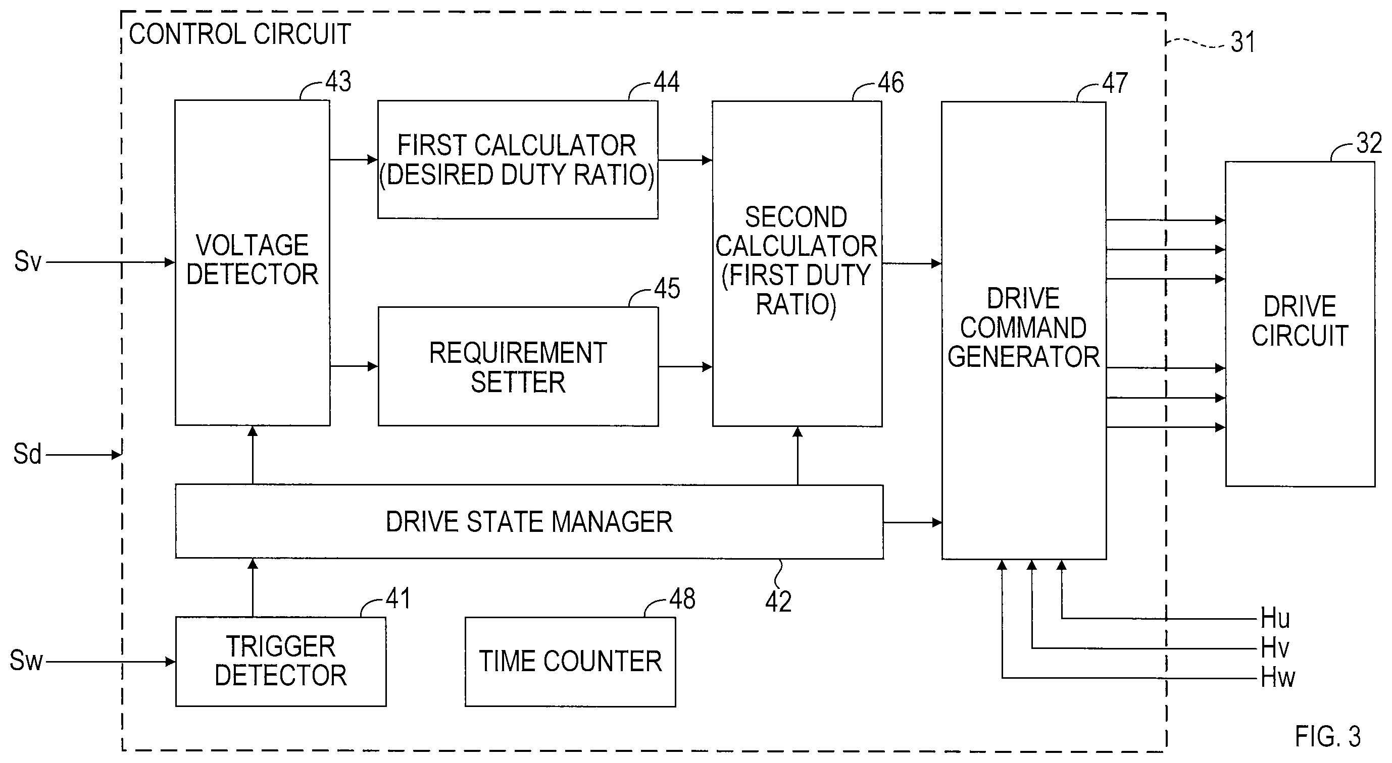 Patent US12576500 Figure 3 – Electric power tool, and method for controlling motor in electric power tool
