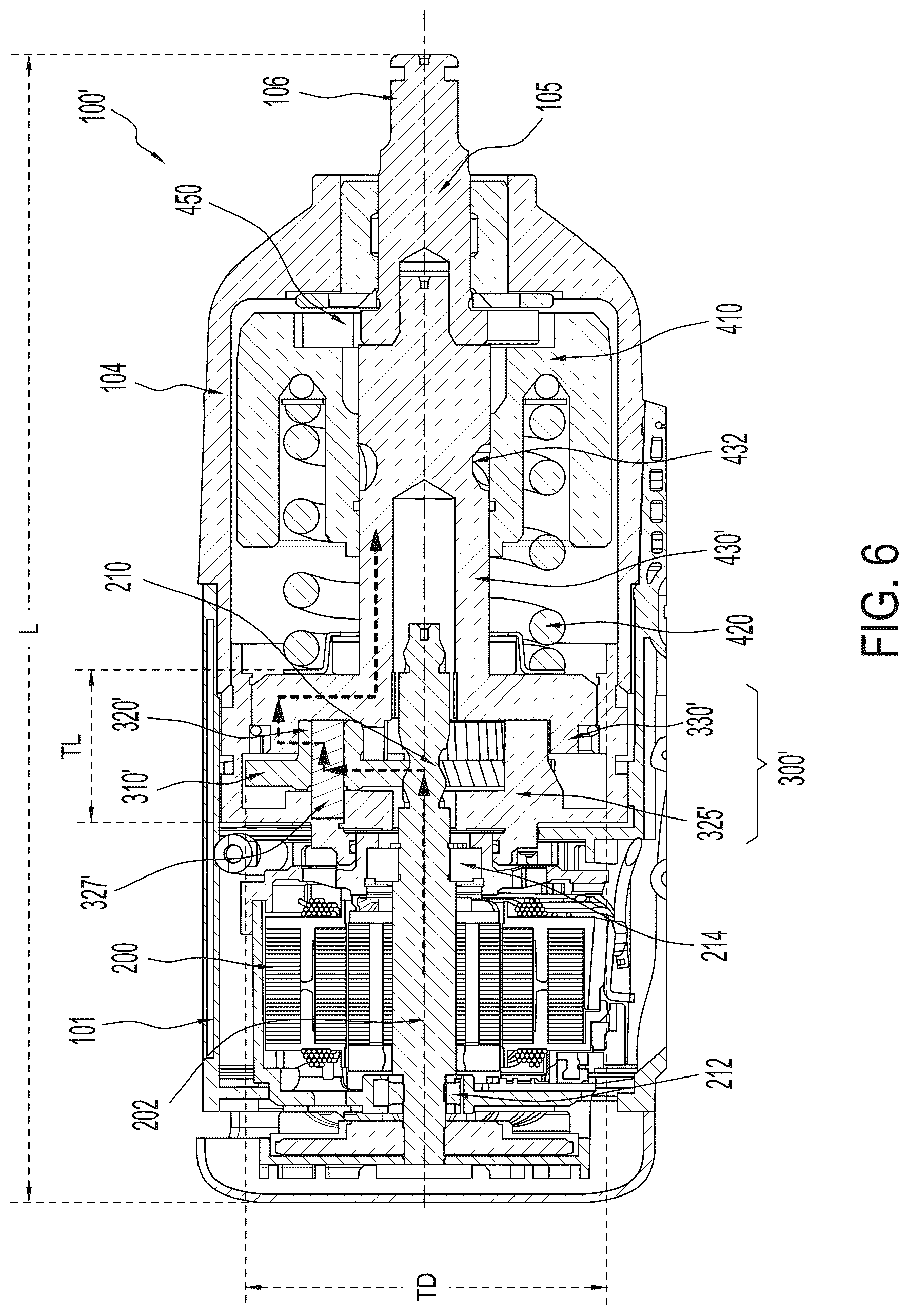 Patent US12576501 Figure 8 – Impact power tool