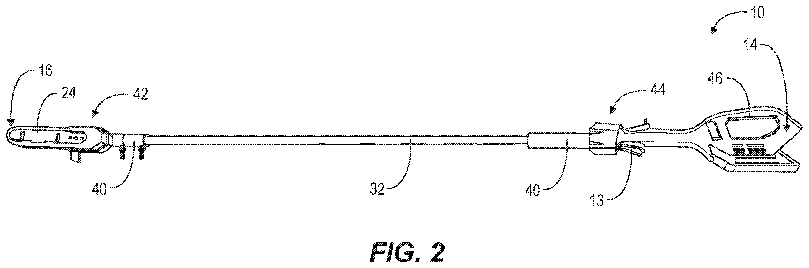 Patent US12576505 Figure 2 – Power tool with non-conductive driveshaft