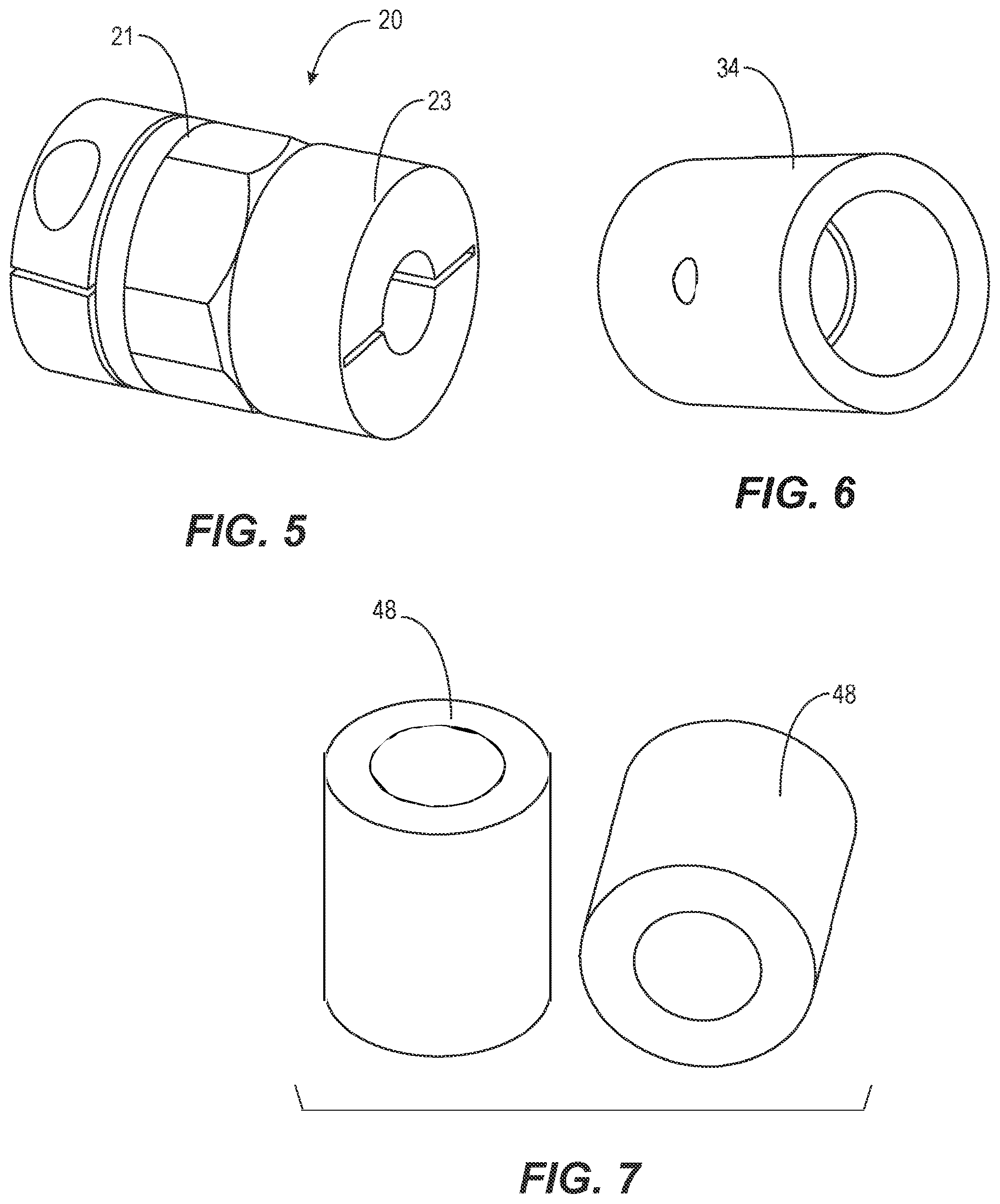 Patent US12576505 Figure 5 – Power tool with non-conductive driveshaft