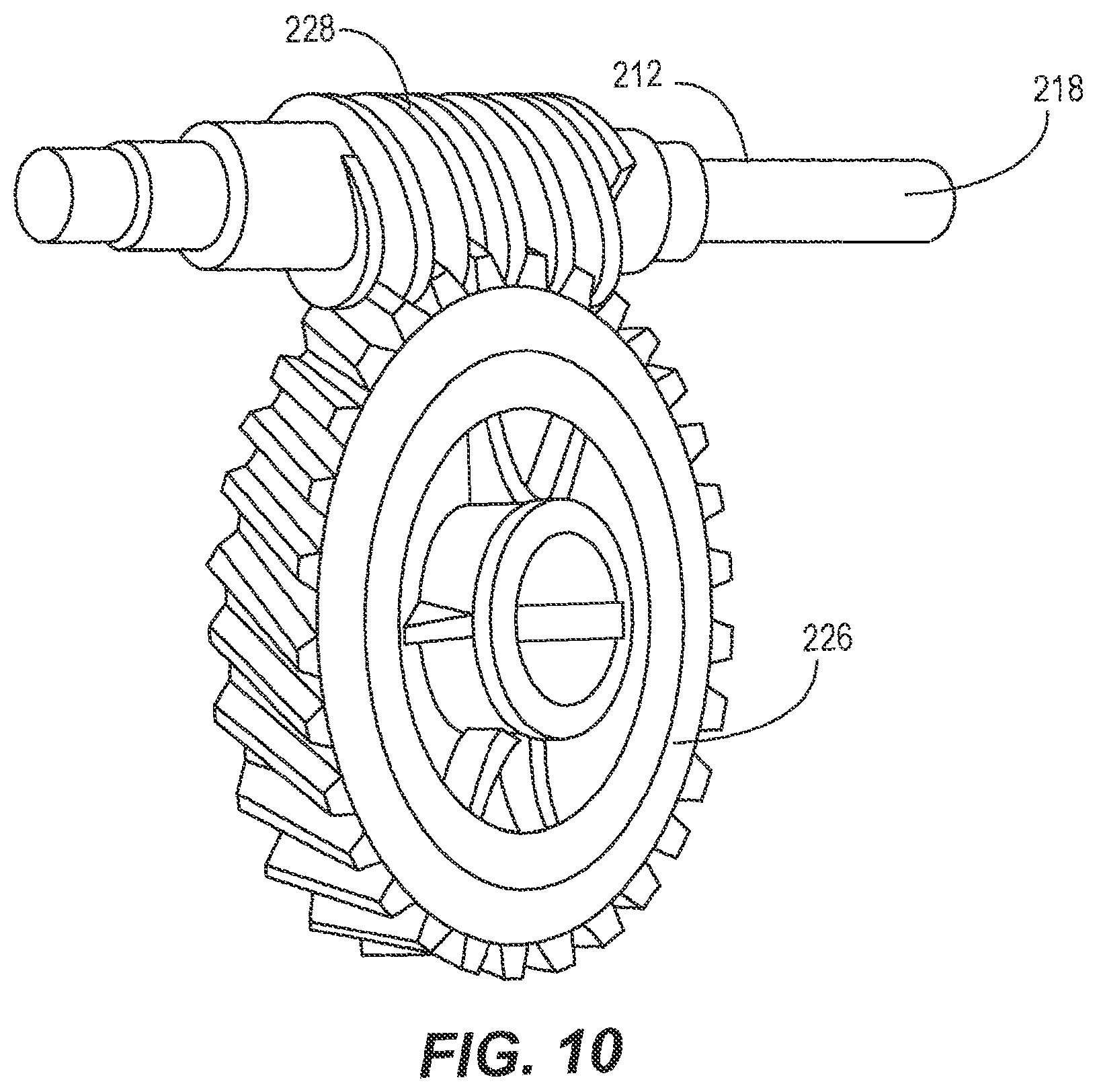 Patent US12576505 Figure 7 – Power tool with non-conductive driveshaft