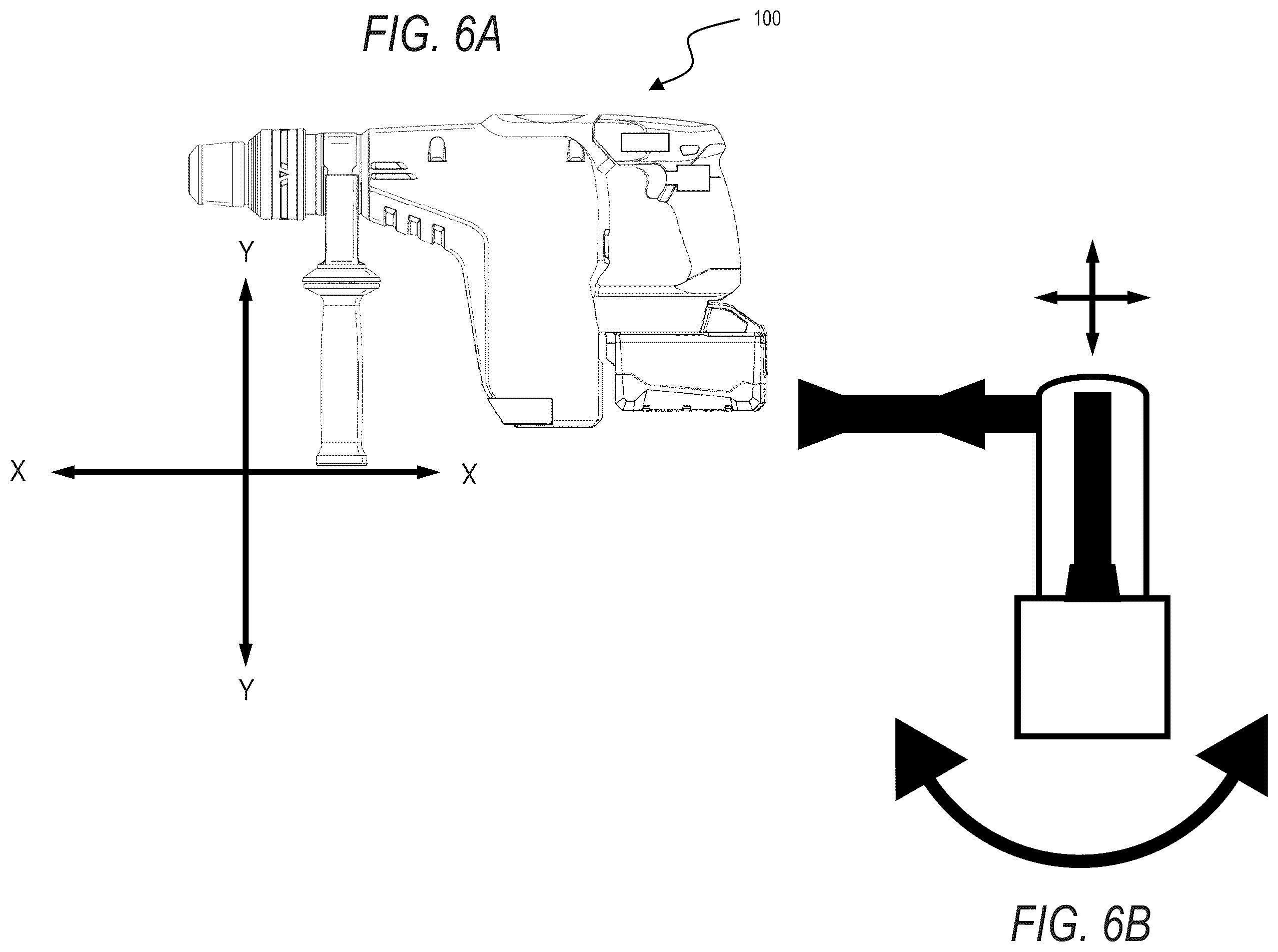 Patent US12576506 Figure 6 – Power tool including loss of control mitigation