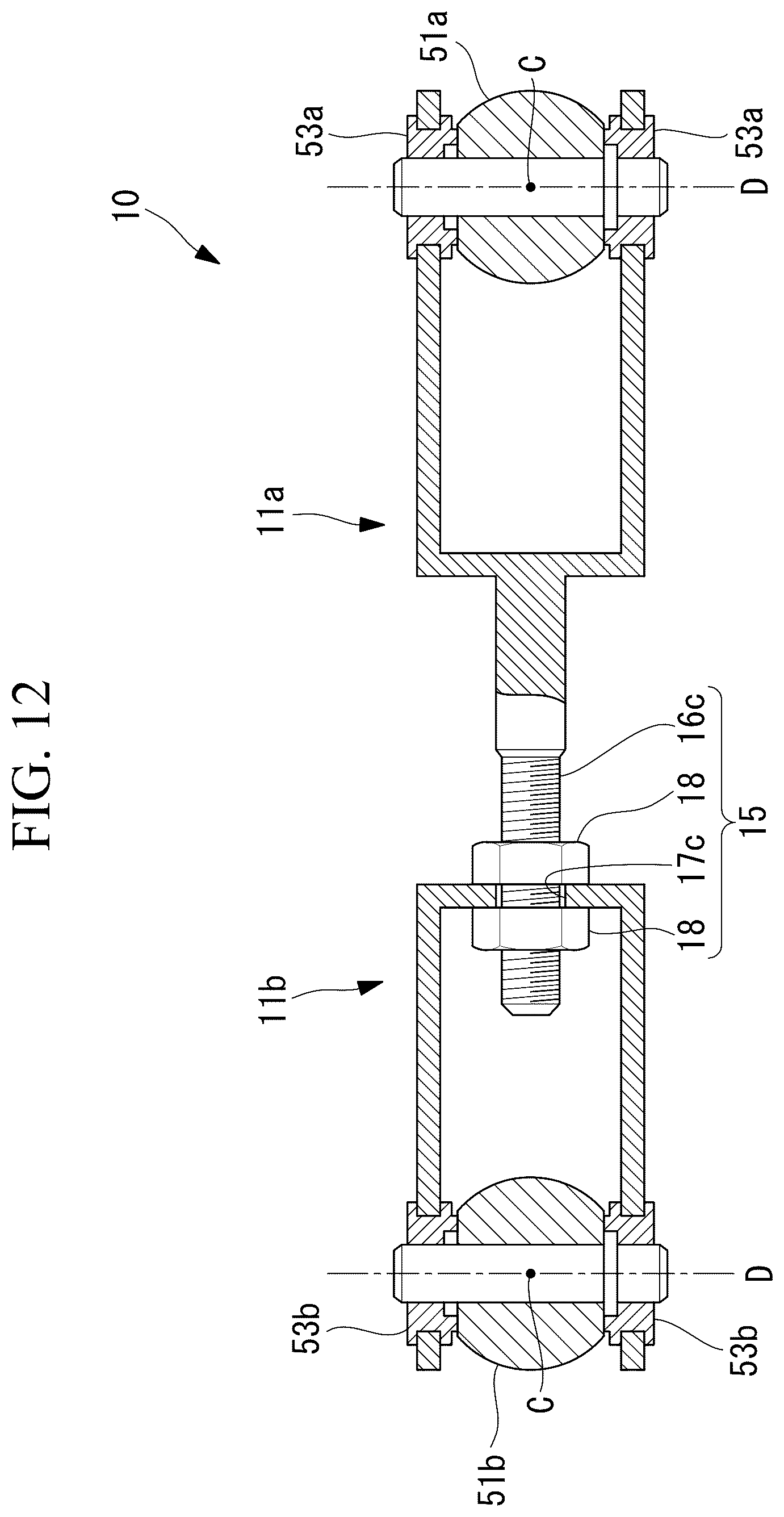 Patent US12576509 Figure 12 – Coupling structure and parallel link robot