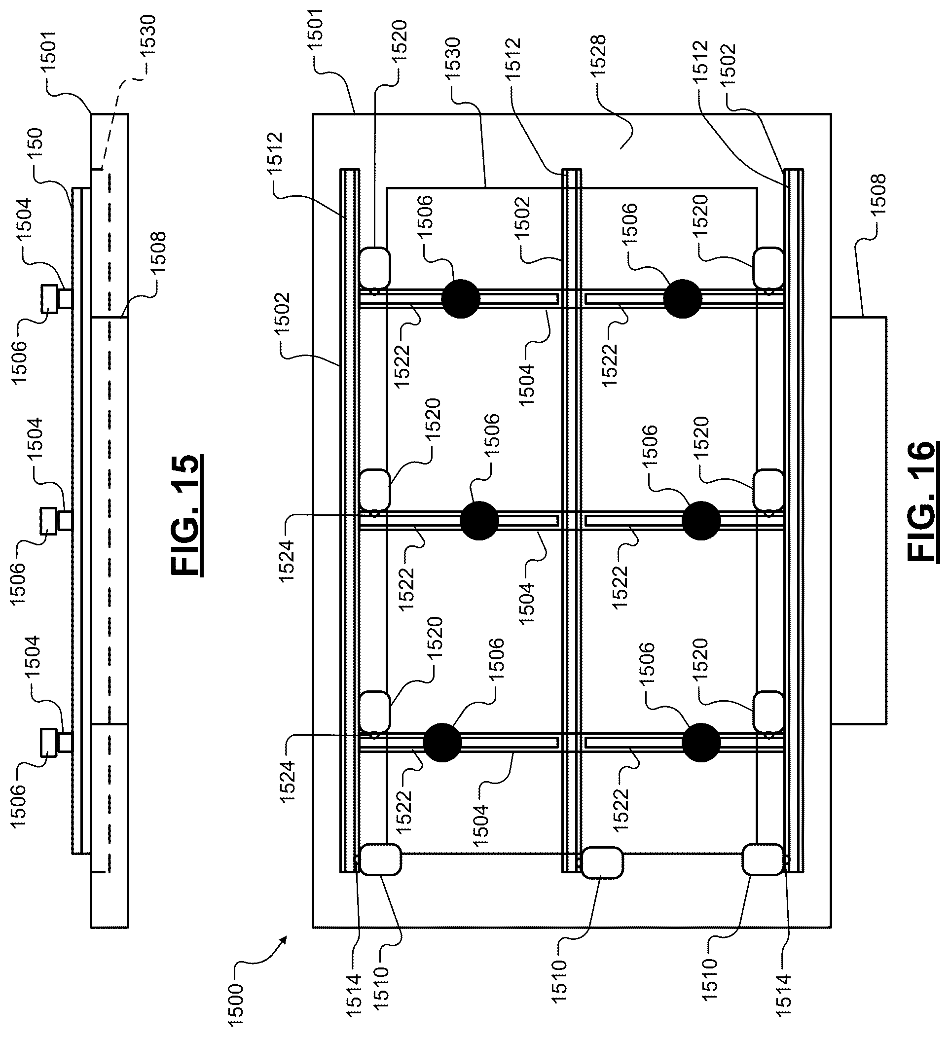 Patent US12576511 Figure 10 – Overspray-free robotic paint system including fixture lifting, positioning, and orienting robots