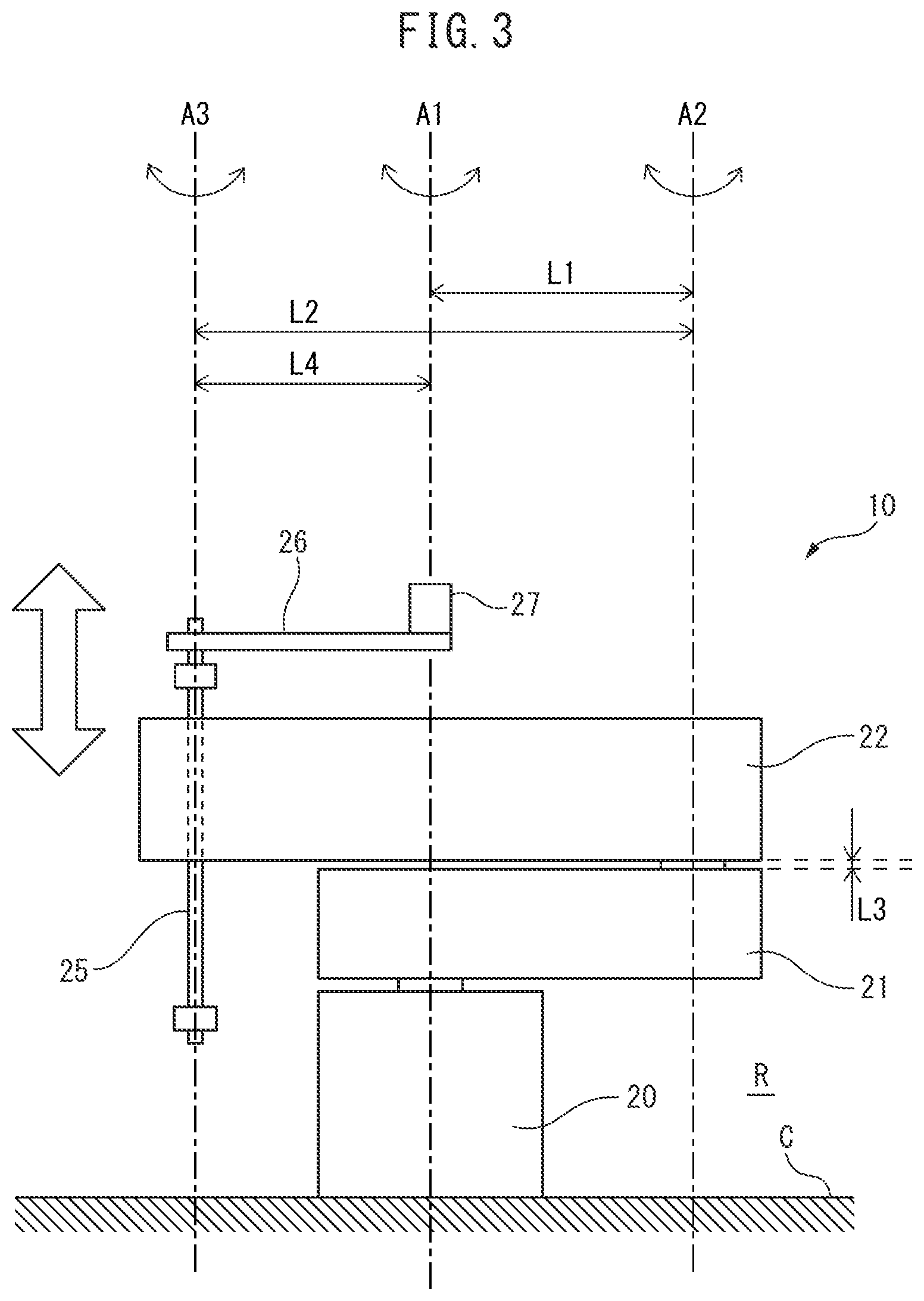Patent US12576512 Figure 4 – Horizontal articulated robot
