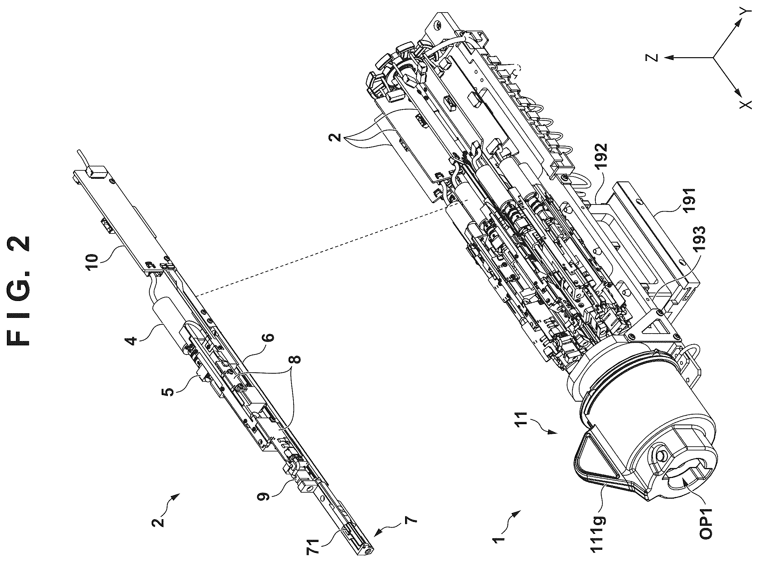 Patent US12576513 Figure 2 – Driving apparatus and inspection system