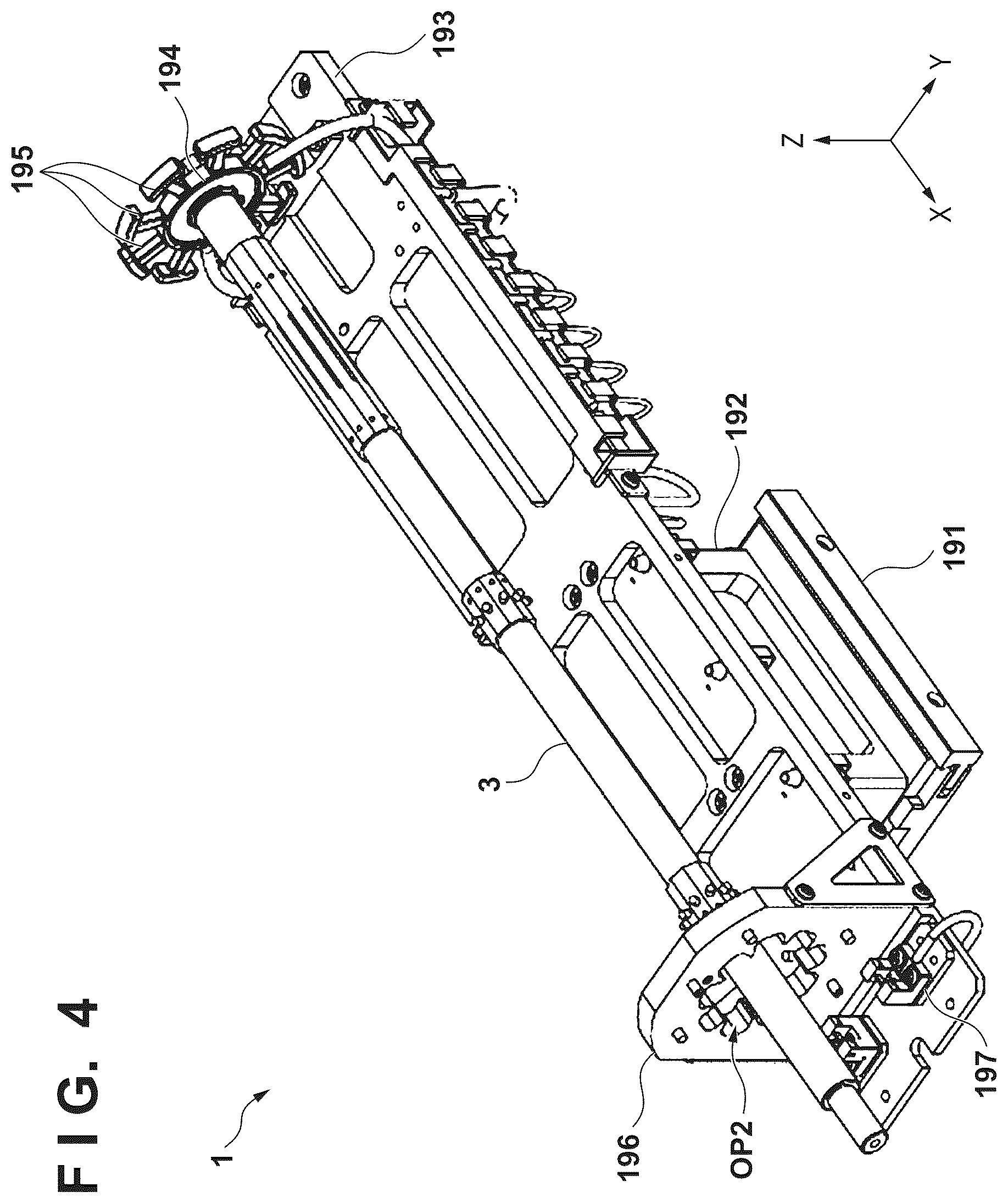 Patent US12576513 Figure 4 – Driving apparatus and inspection system