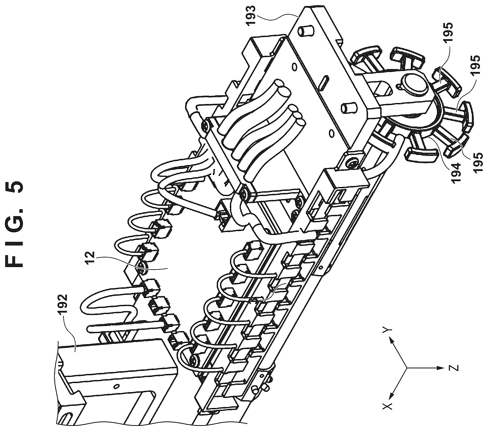 Patent US12576513 Figure 5 – Driving apparatus and inspection system