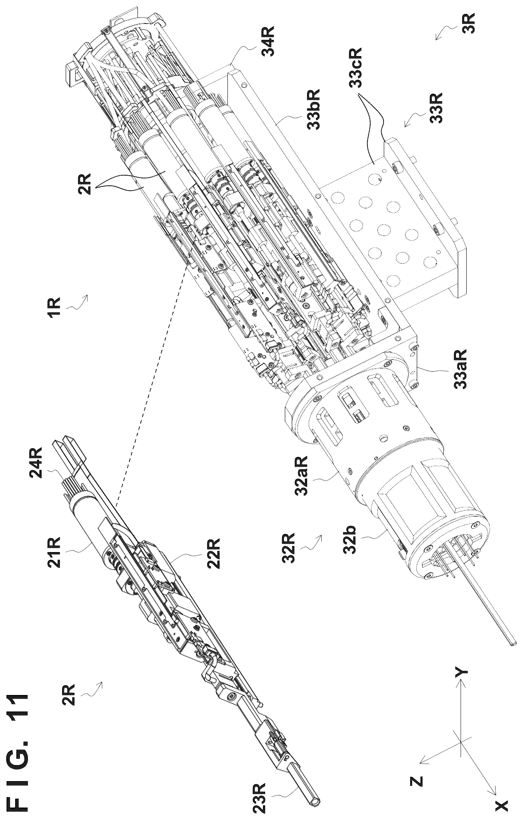 Patent US12576513 Figure 11 – Driving apparatus and inspection system