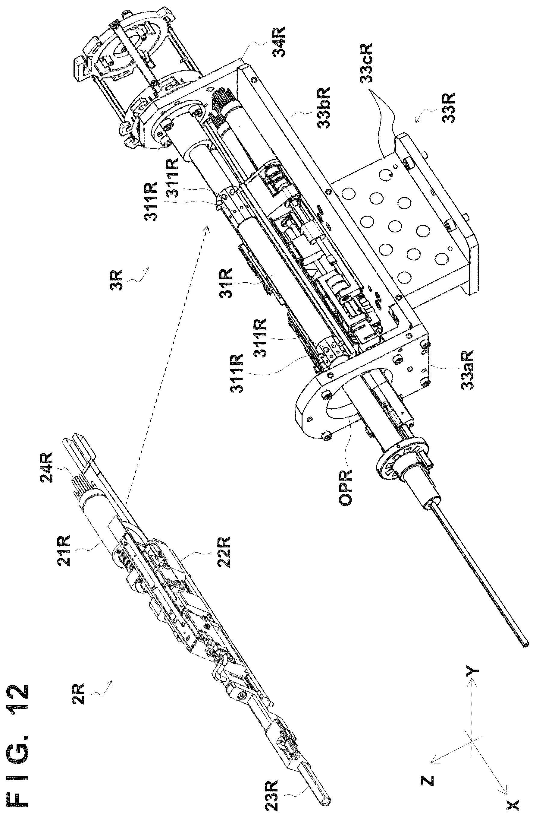 Patent US12576513 Figure 12 – Driving apparatus and inspection system