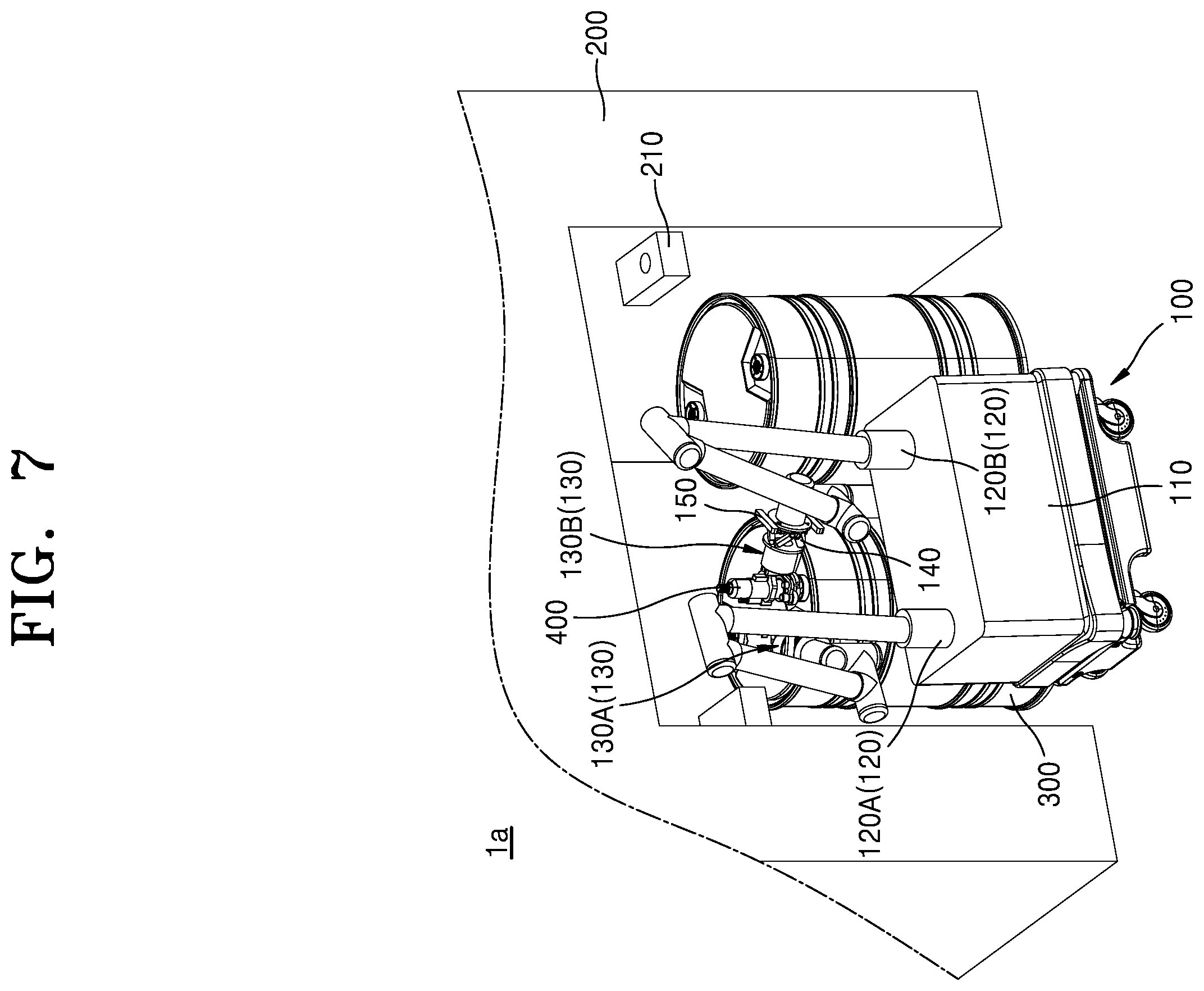 Patent US12576522 Figure 8 – Drum coupling automation robot and drum coupling automation method