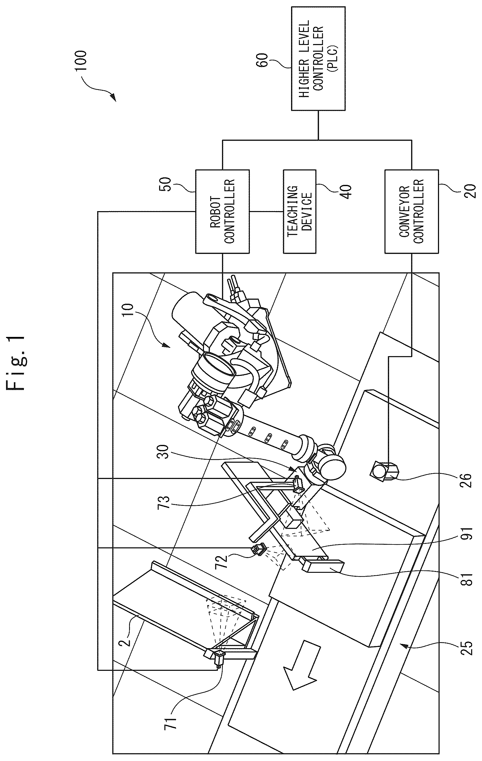 Patent US12576525 Figure 1 – Robot system