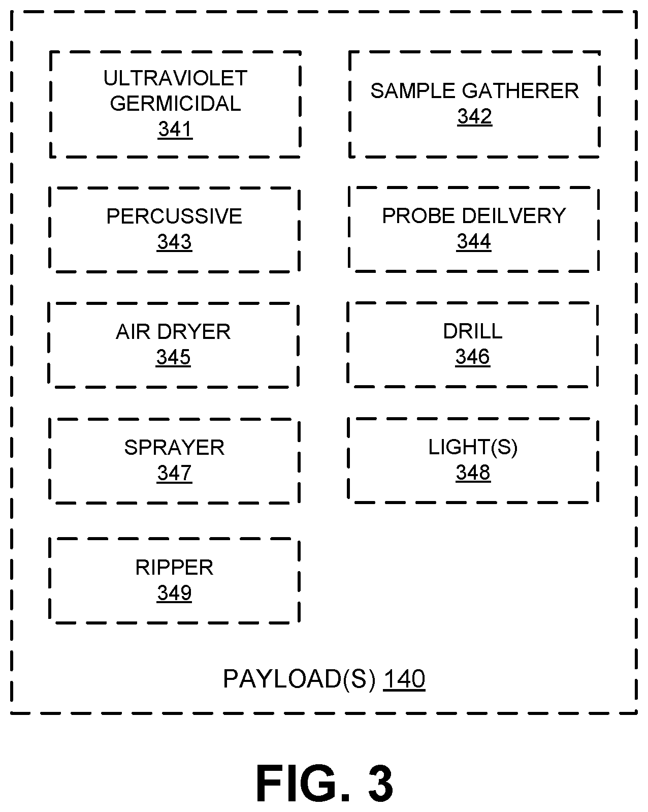 Patent US12576526 Figure 3 – Robotic grain walk down in a flat storage bulk store