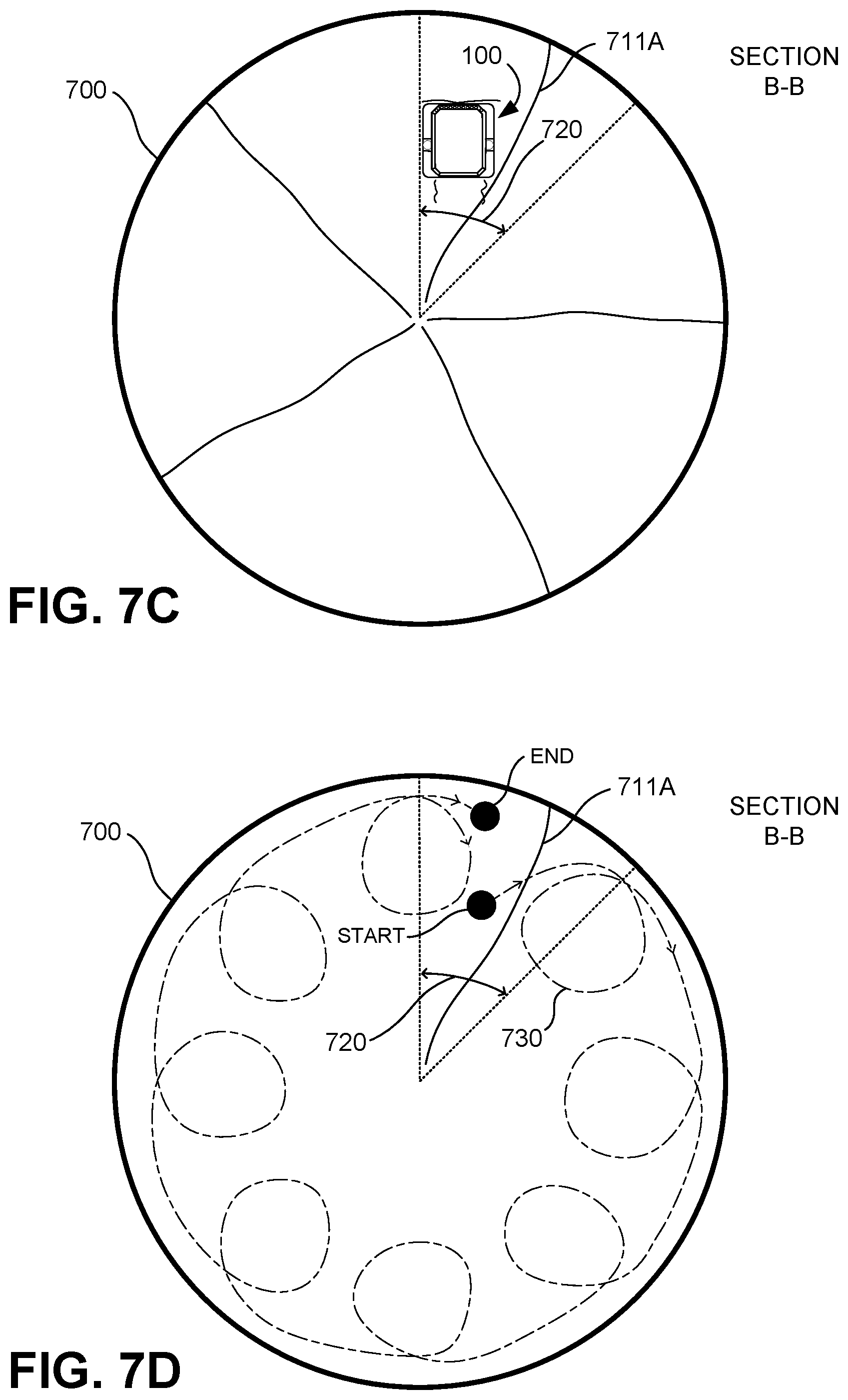 Patent US12576526 Figure 12 – Robotic grain walk down in a flat storage bulk store