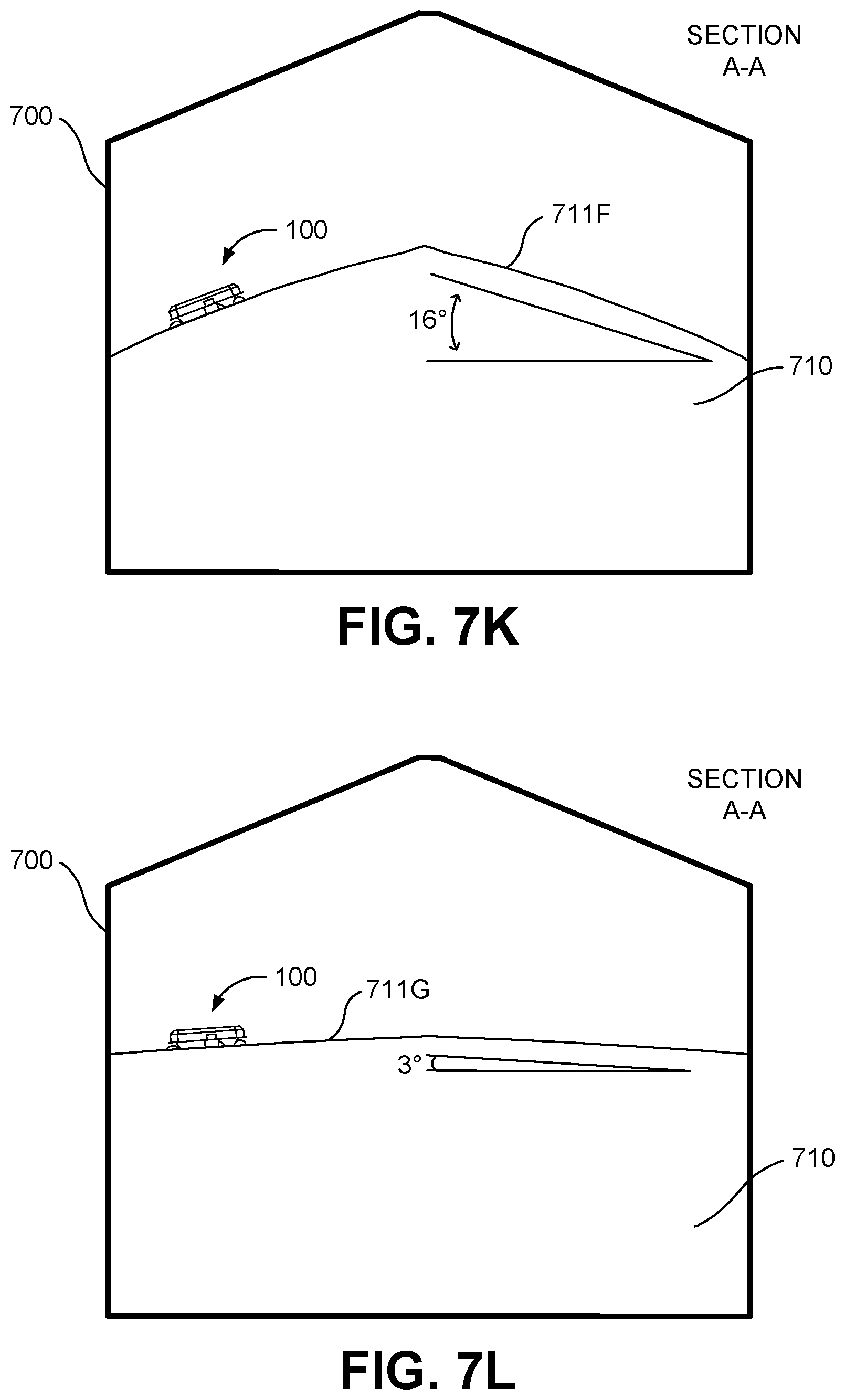 Patent US12576526 Figure 16 – Robotic grain walk down in a flat storage bulk store