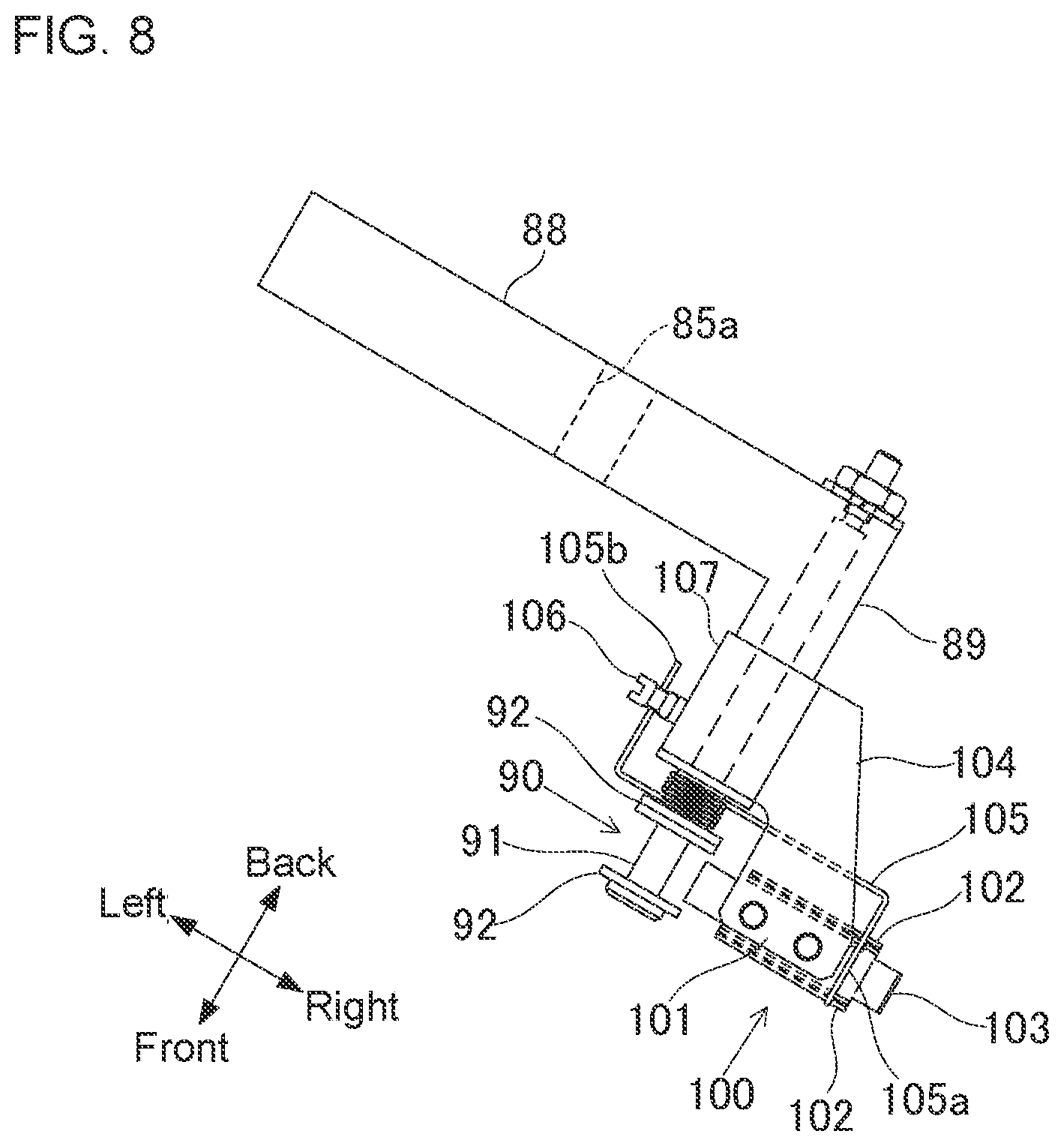 Patent US12576528 Figure 8 – Tape material applicator and computer program