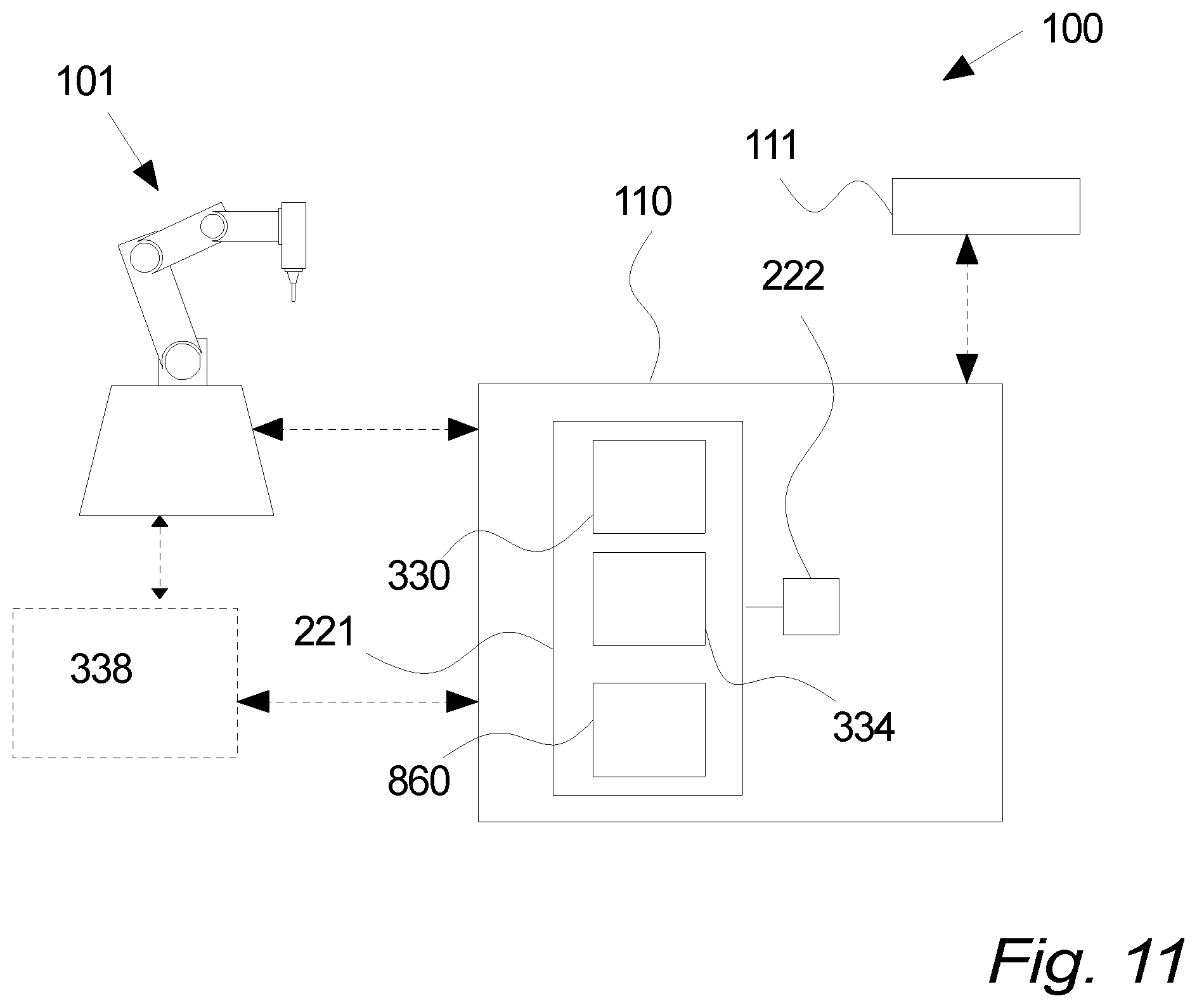 Patent US12576530 Figure 8 – Robot system for anomaly detection