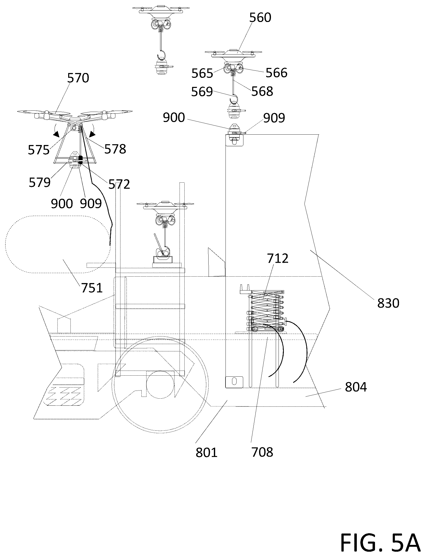 Patent US12576531 Figure 11 – Mobile robot system for handling railway IBC