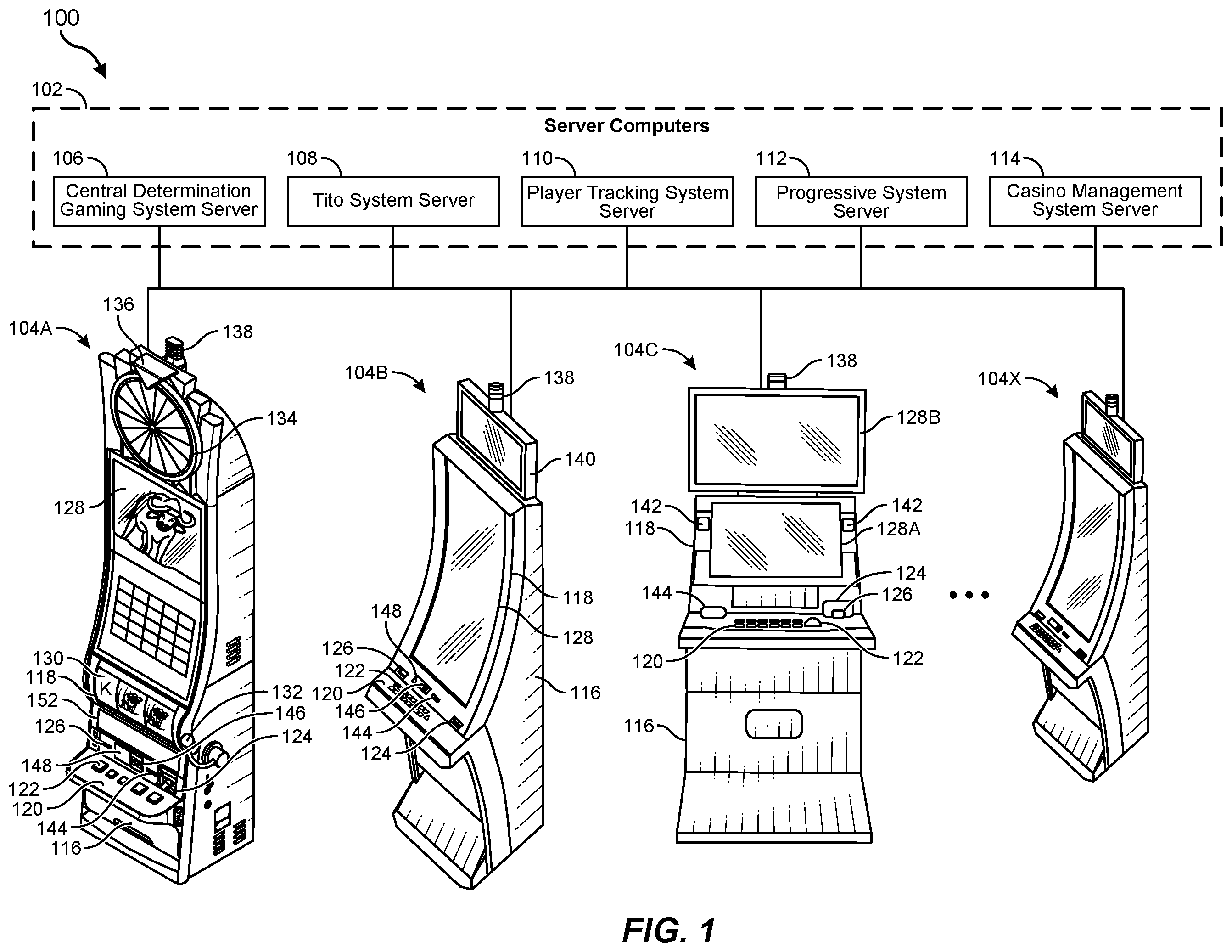 Patent US12576537 Figure 1 – Modular robot with power management platform
