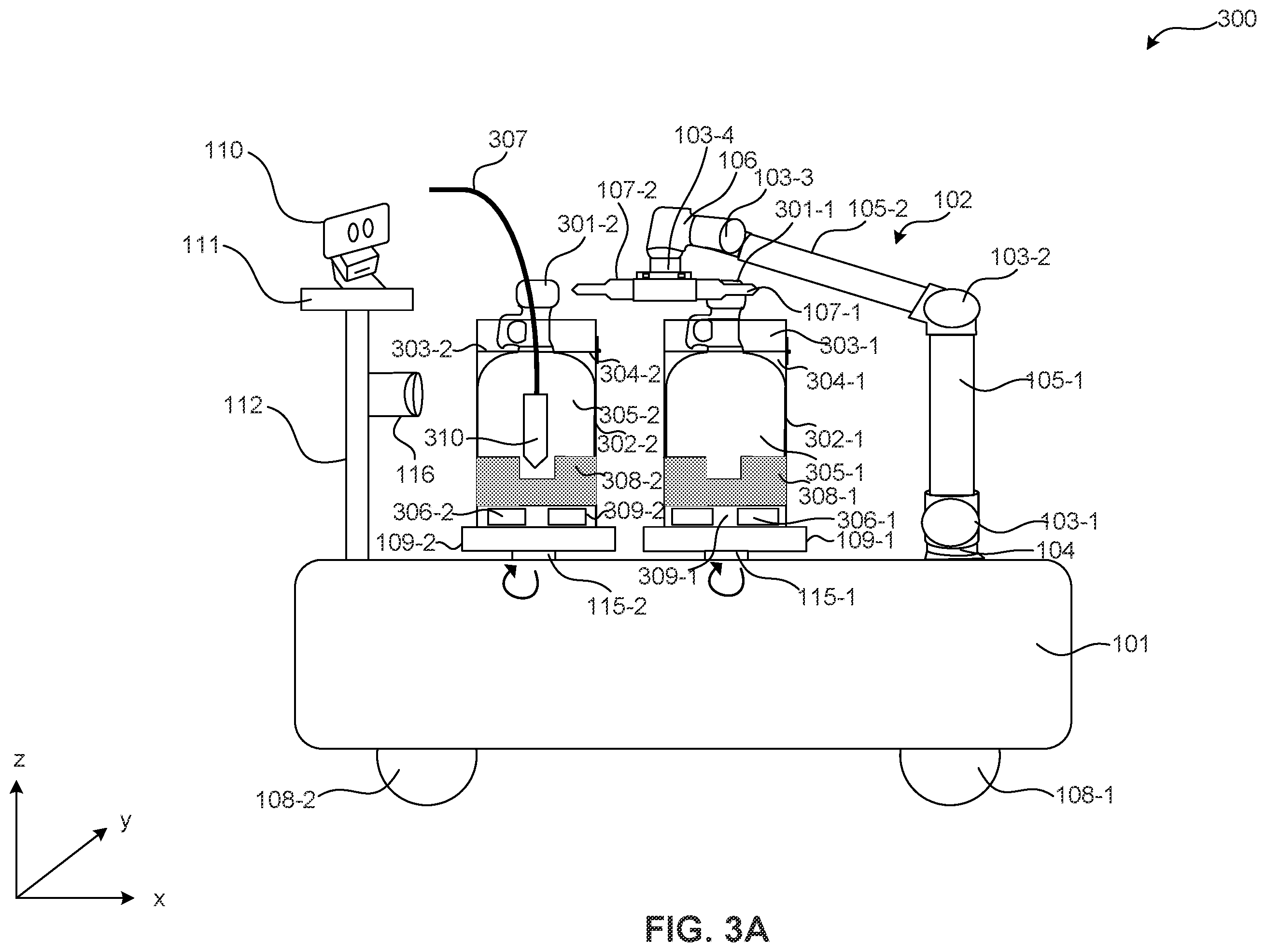 Patent US12576538 Figure 4 – Photoresist bottle replacement system