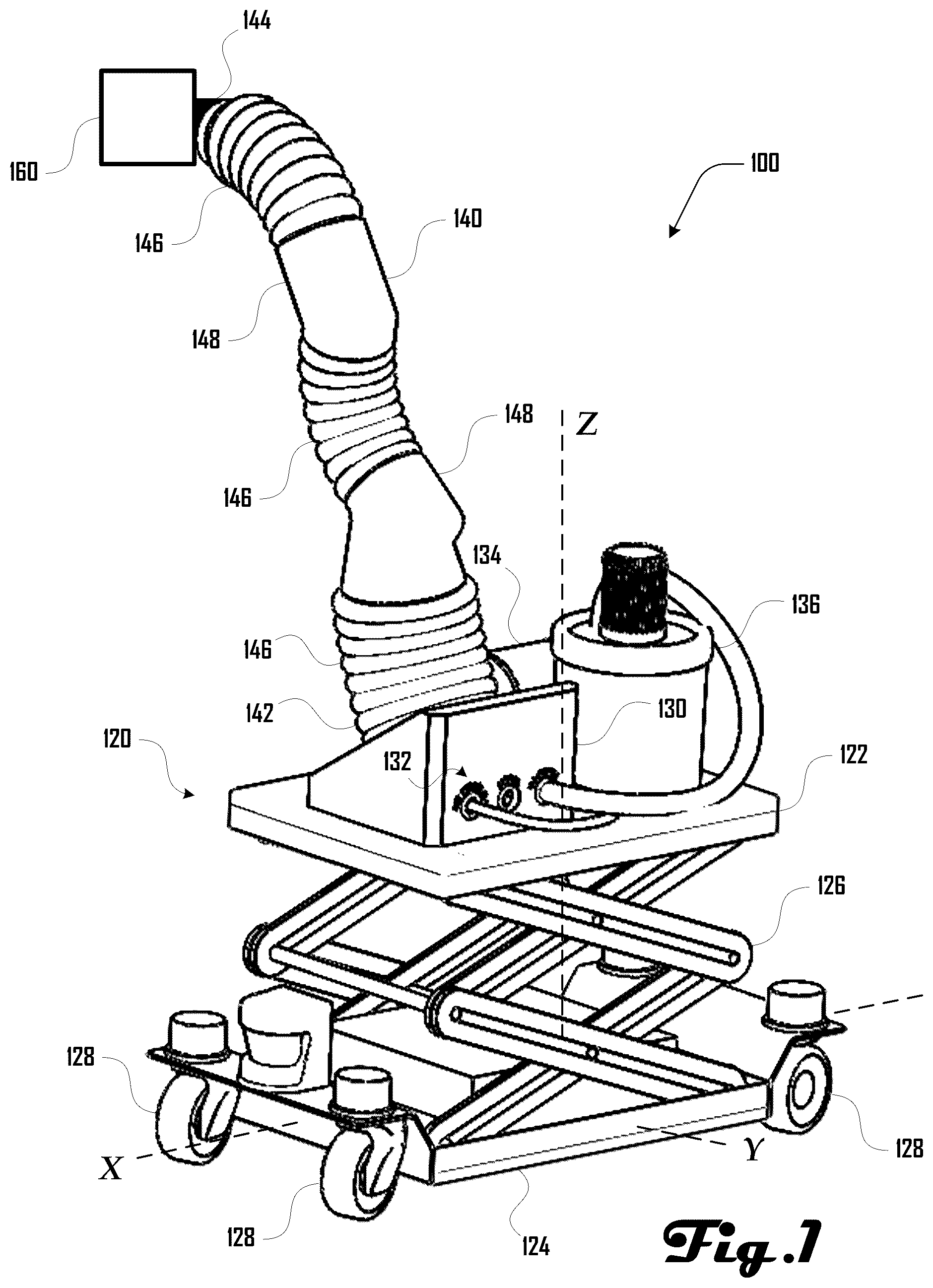 Patent US12576541 Figure 1 – Surface finish quality evaluation system and method