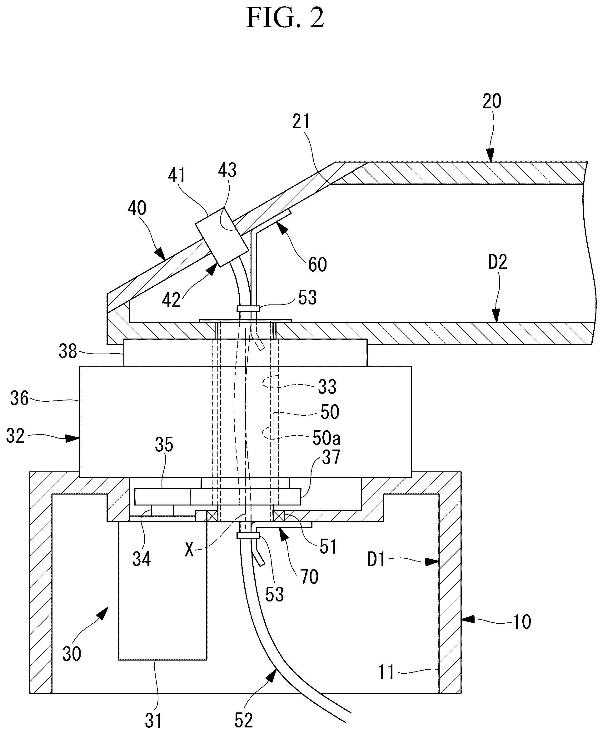 Patent US12576545 Figure 2 – Robot and manufacturing method therefor