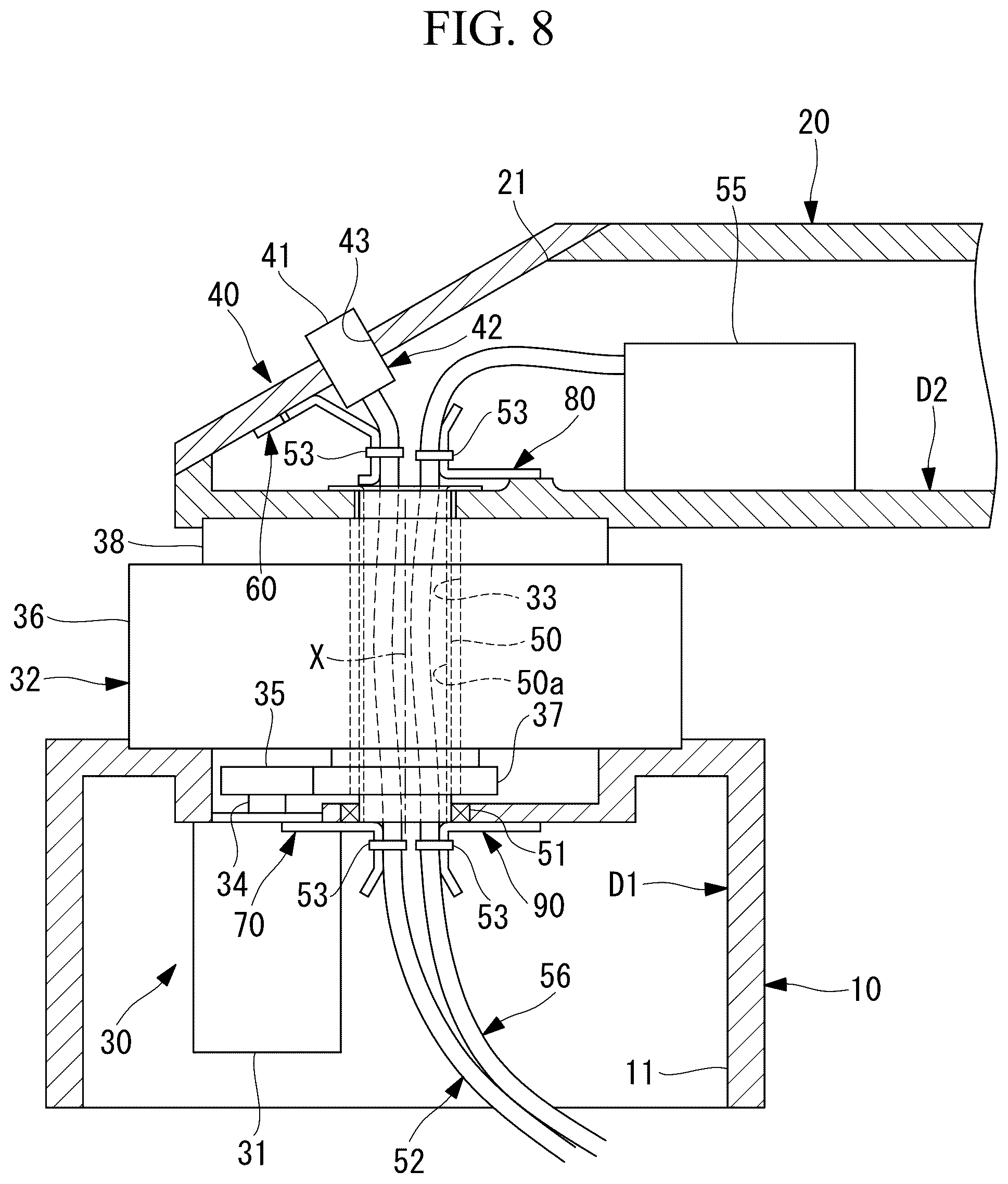 Patent US12576545 Figure 8 – Robot and manufacturing method therefor