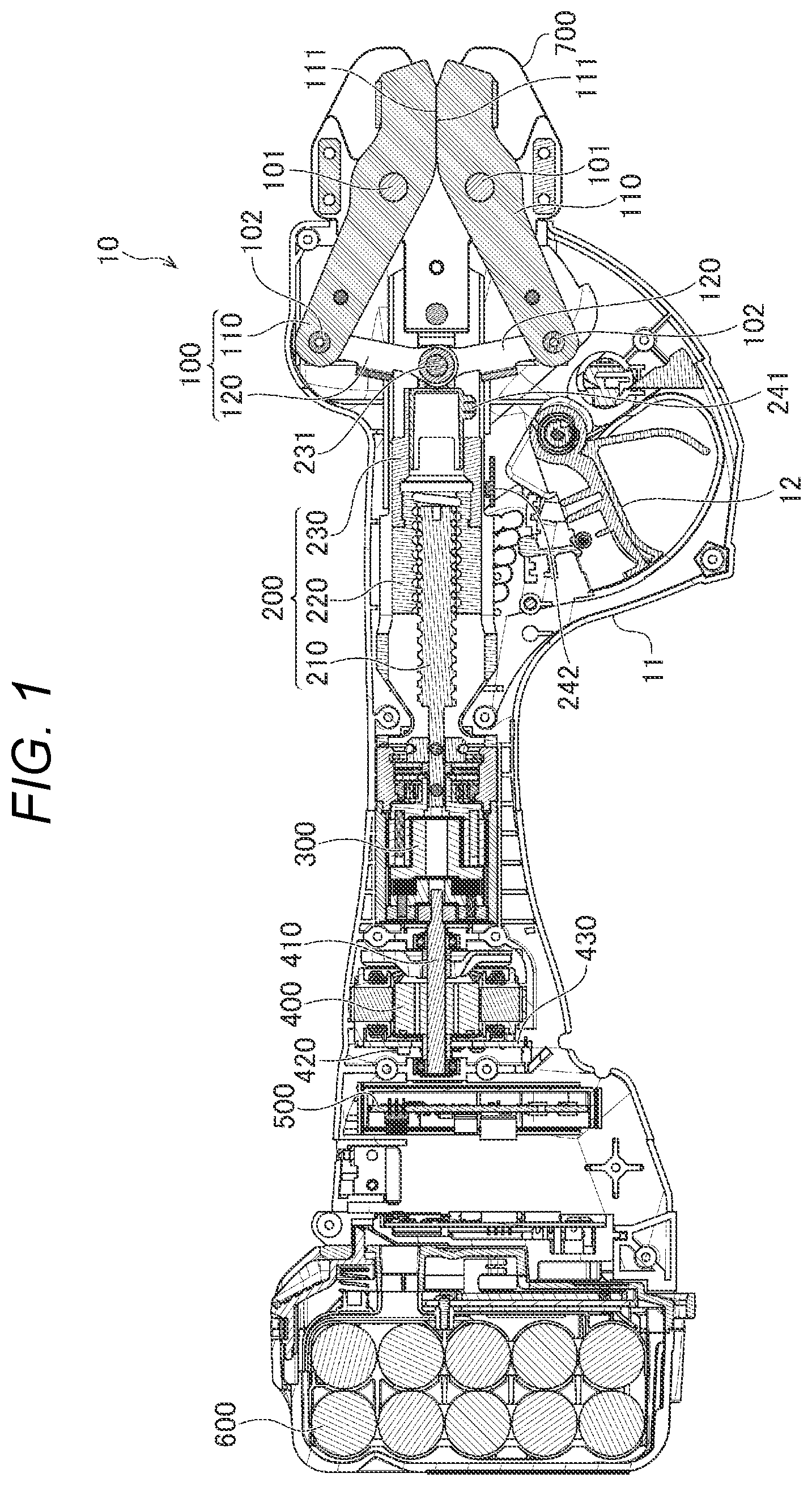 Patent US12576546 Figure 1 – Cutting device