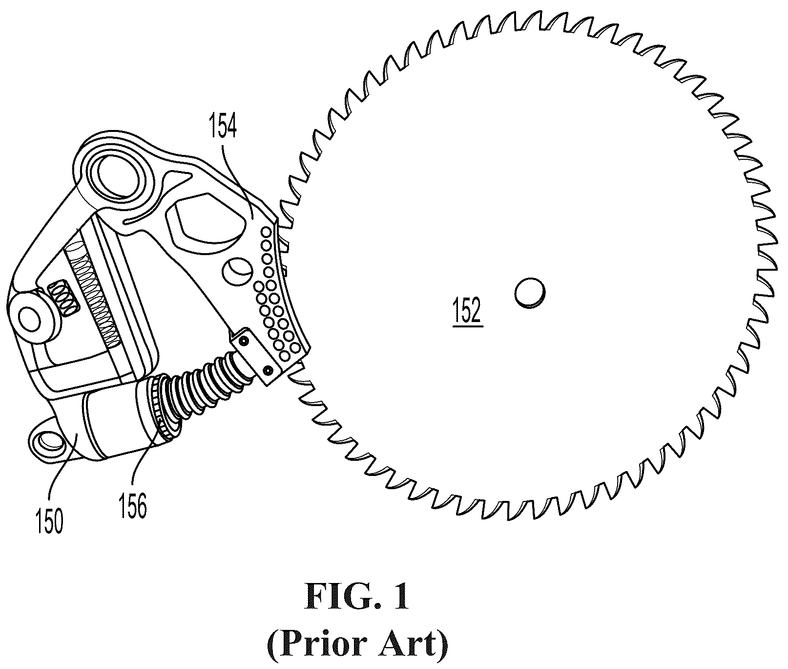 Patent US12576549 — Electrostatic clutch for power tool — Figure 1
