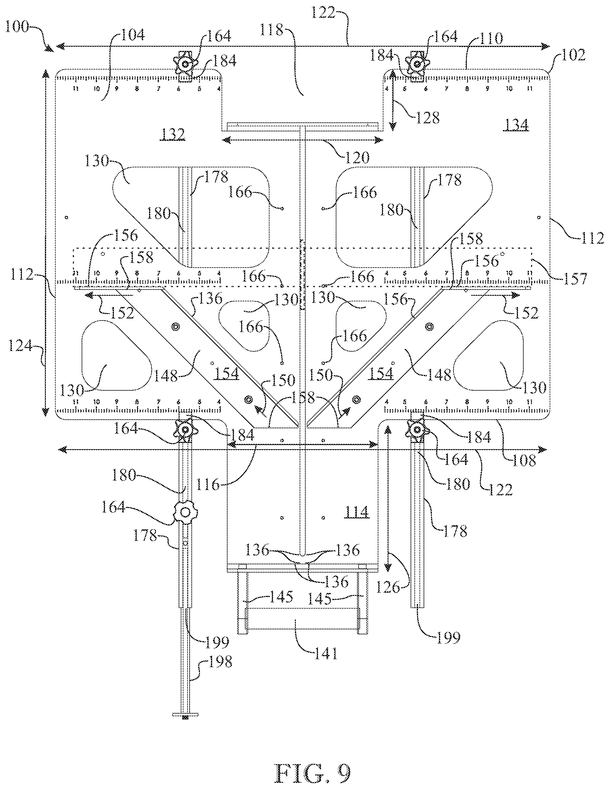 Patent US12576550 Figure 8 – Miter device