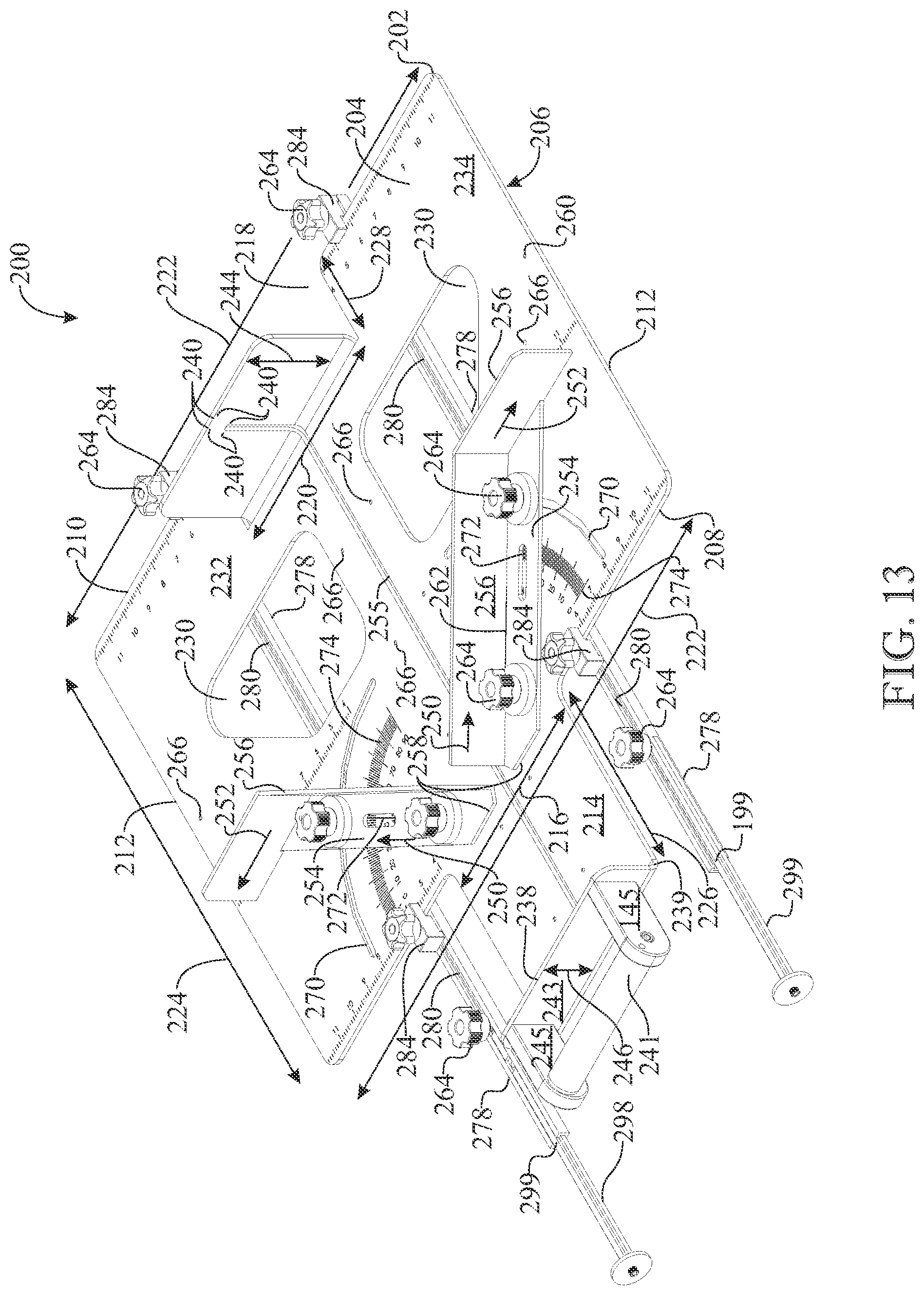 Patent US12576550 Figure 11 – Miter device